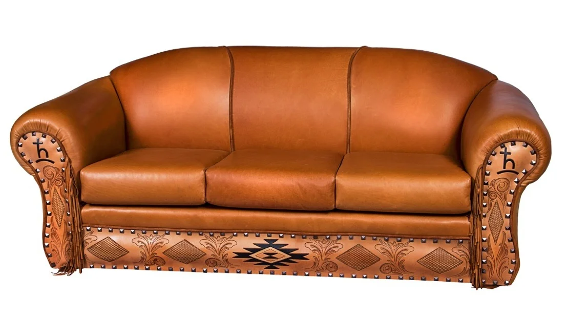 Sofa 1029 We will create a sofa to accommodate your height, weight and comfort level. Only the highest quality leathers and fabrics are chosen for each piece.