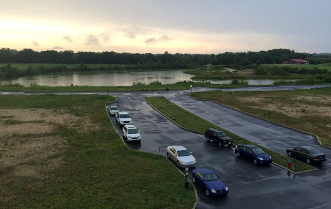 Lewes, DE - sunset after the storm