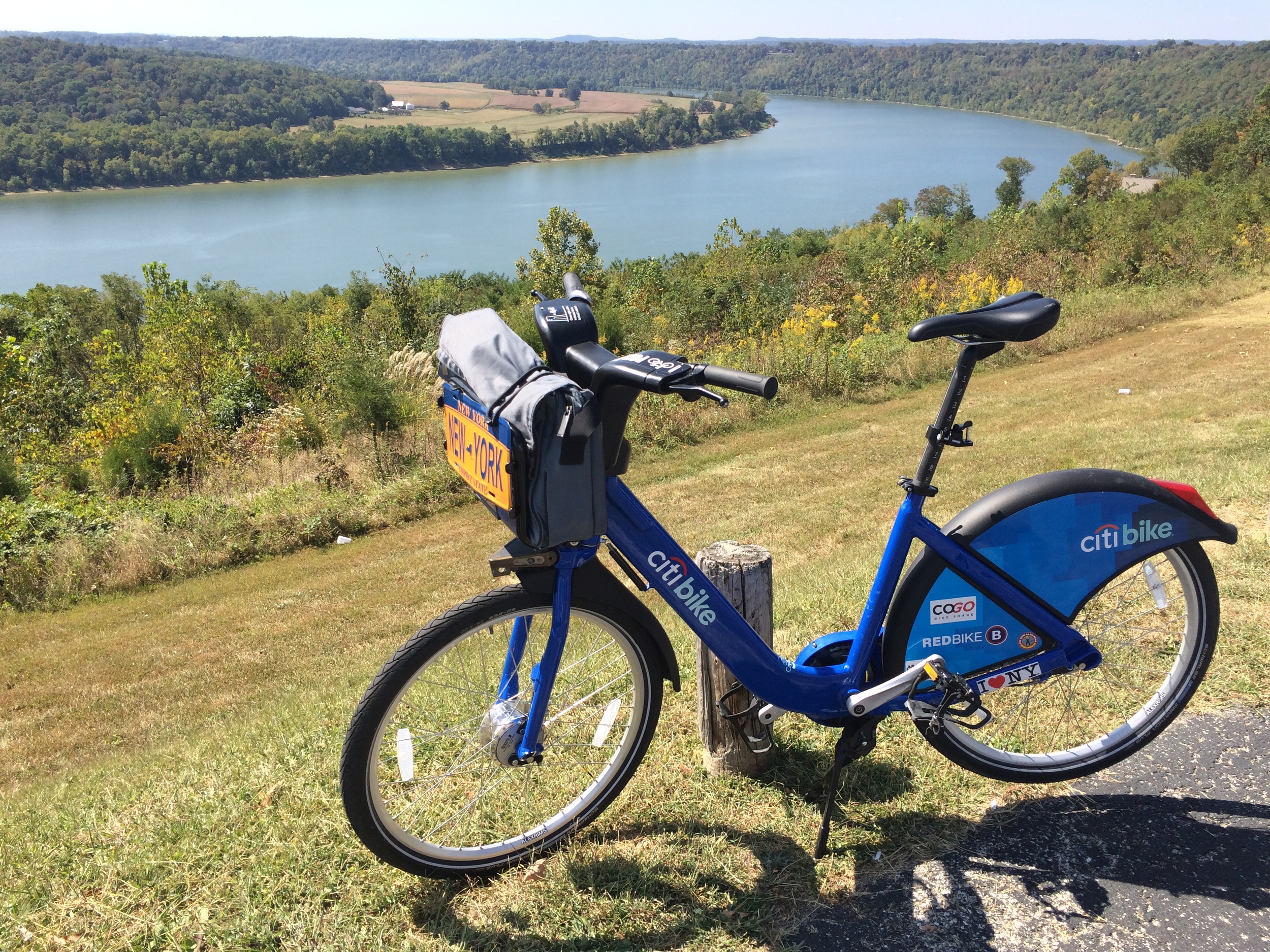 1,000 miles: Leavenworth, Indiana above the Ohio River