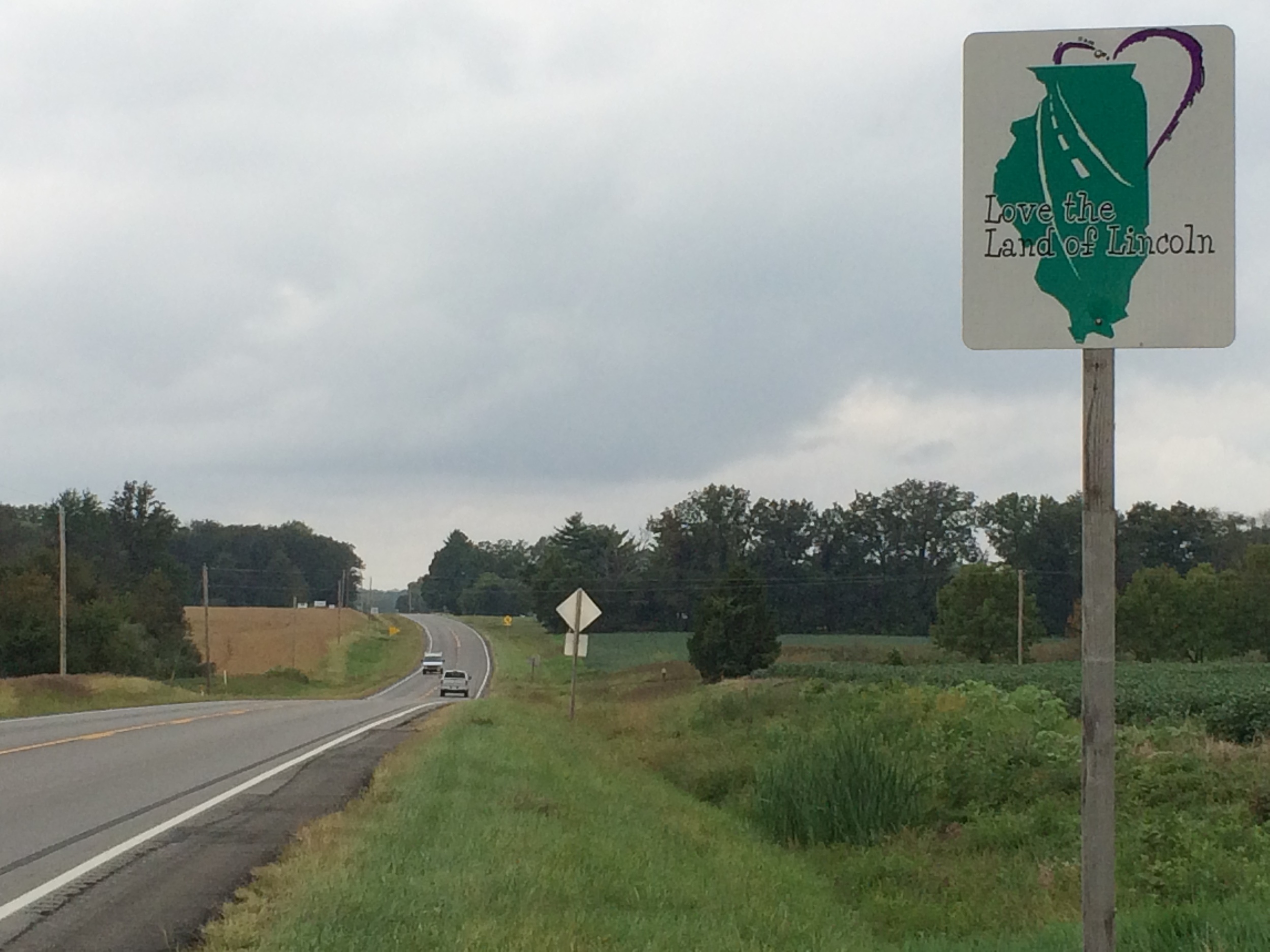Typical southern Illinois road