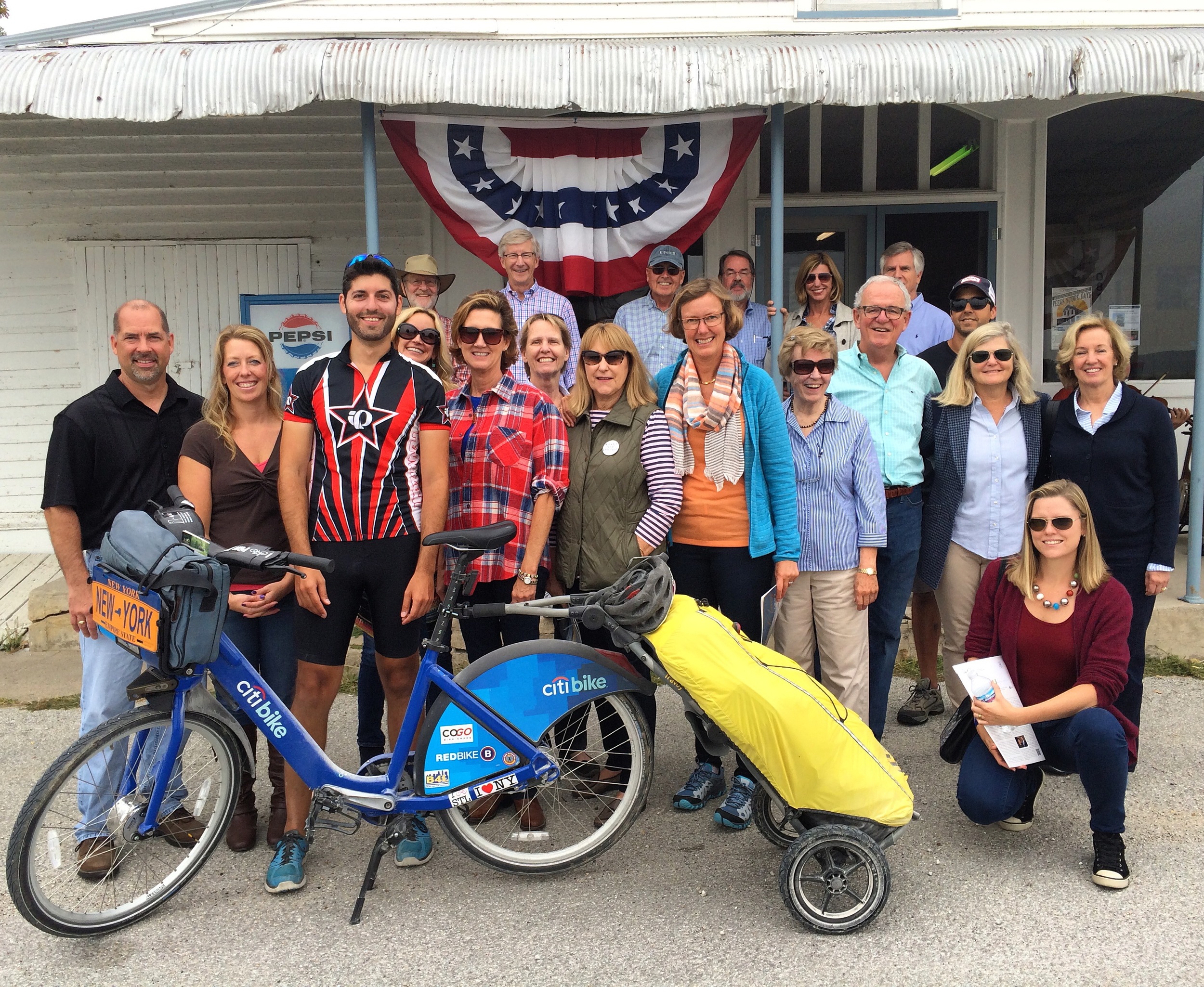 Supporters of the Katy Land Trust. What a good-looking group!