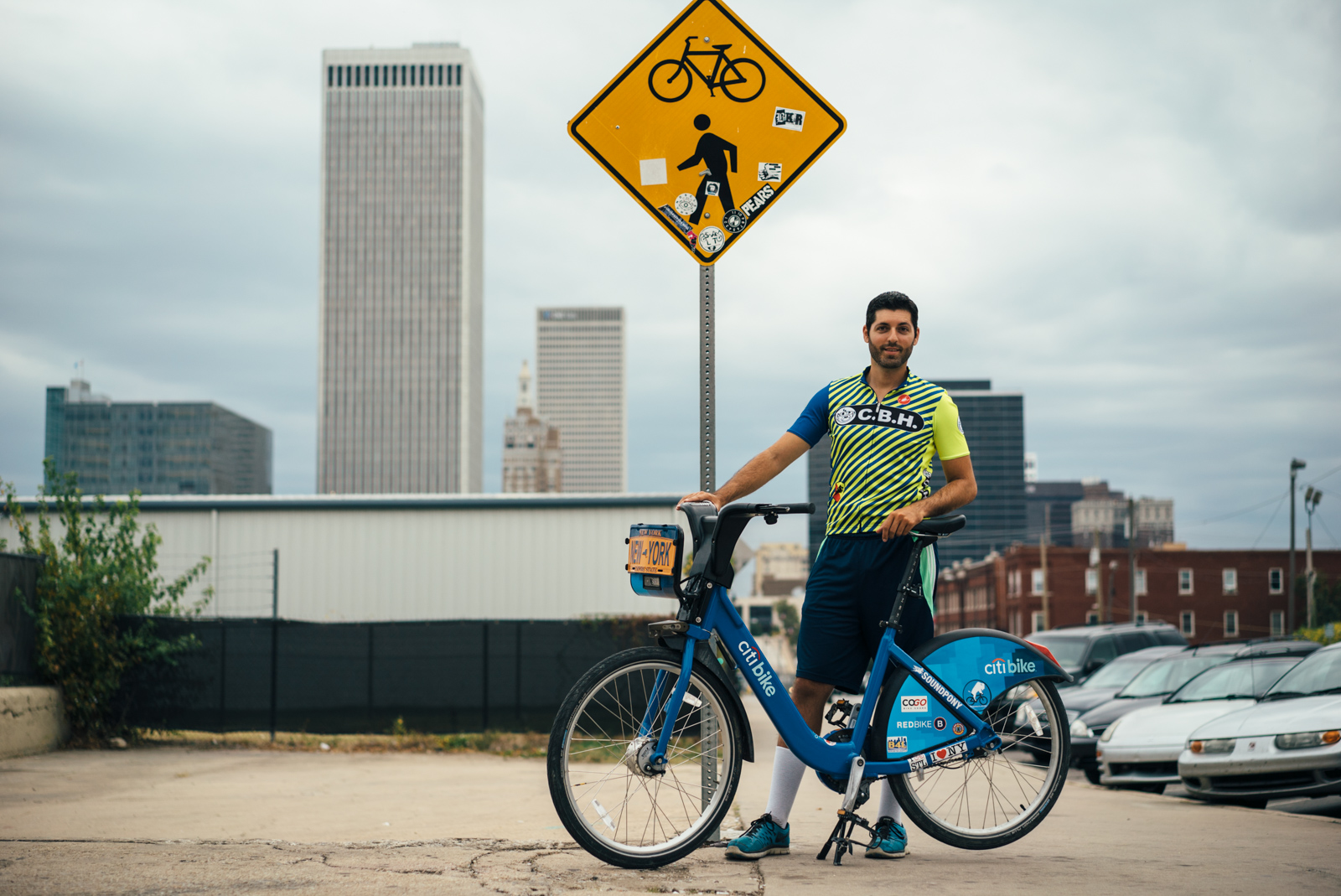 Looking tough in Tulsa. Photo by Jason Perry .