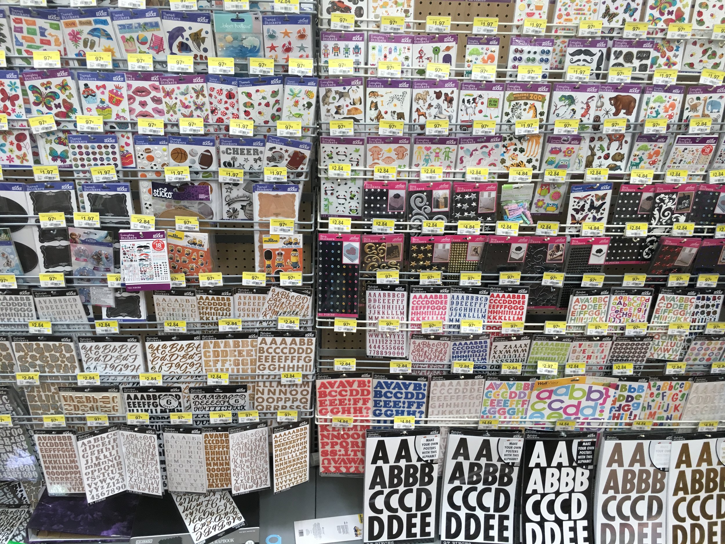 So. Many. STICKERS!