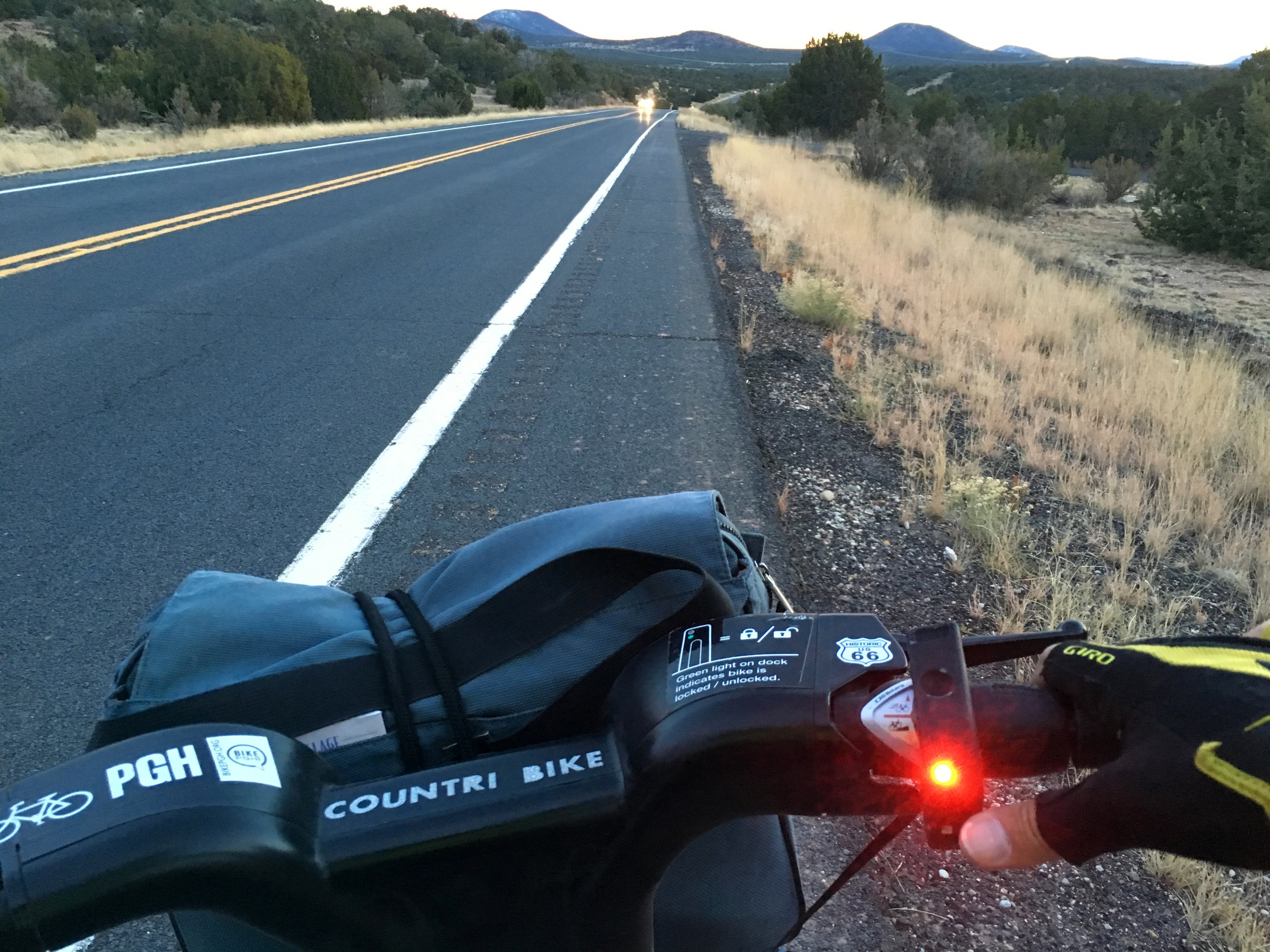 That red light is not good.