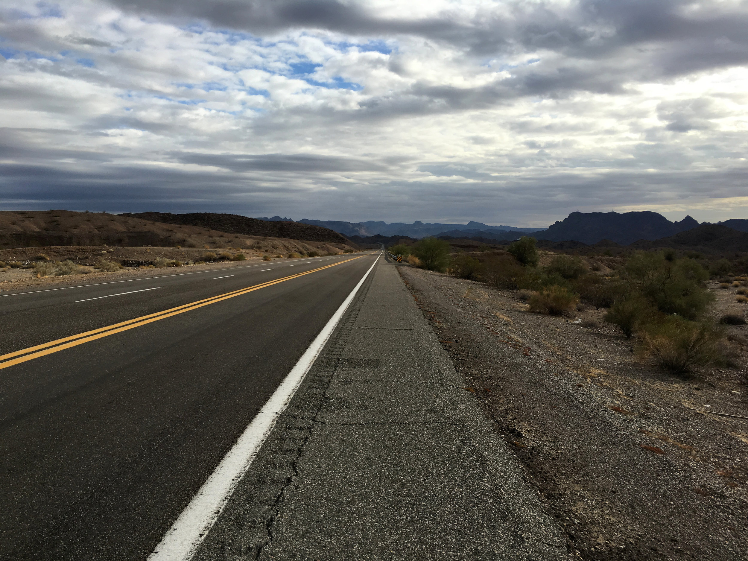 Arizona 95 southbound