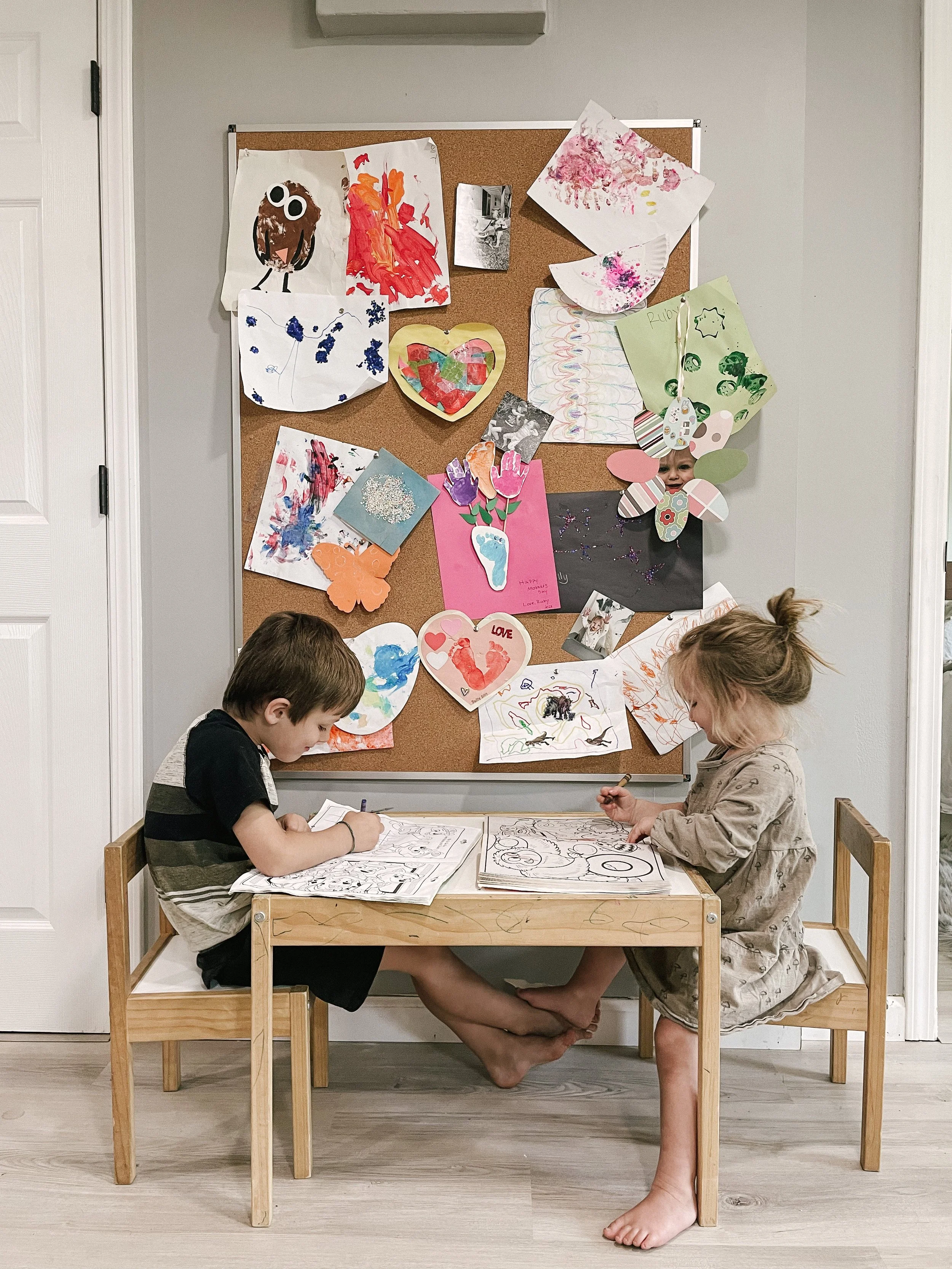 3 Ideas to Display Your Child's Art