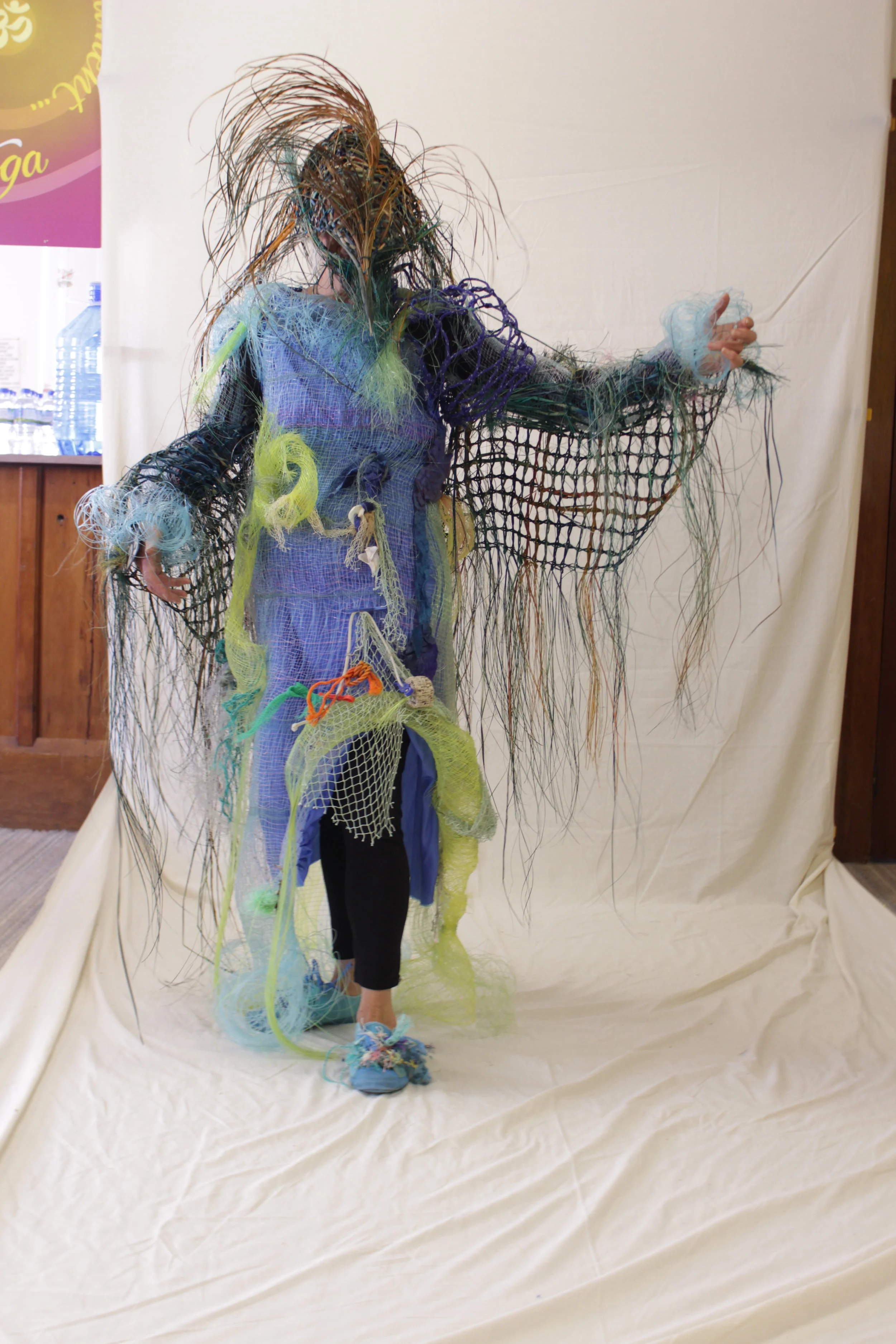 Strangled in Nylon and Plastic modelled by Sandra Thompson 2.JPG