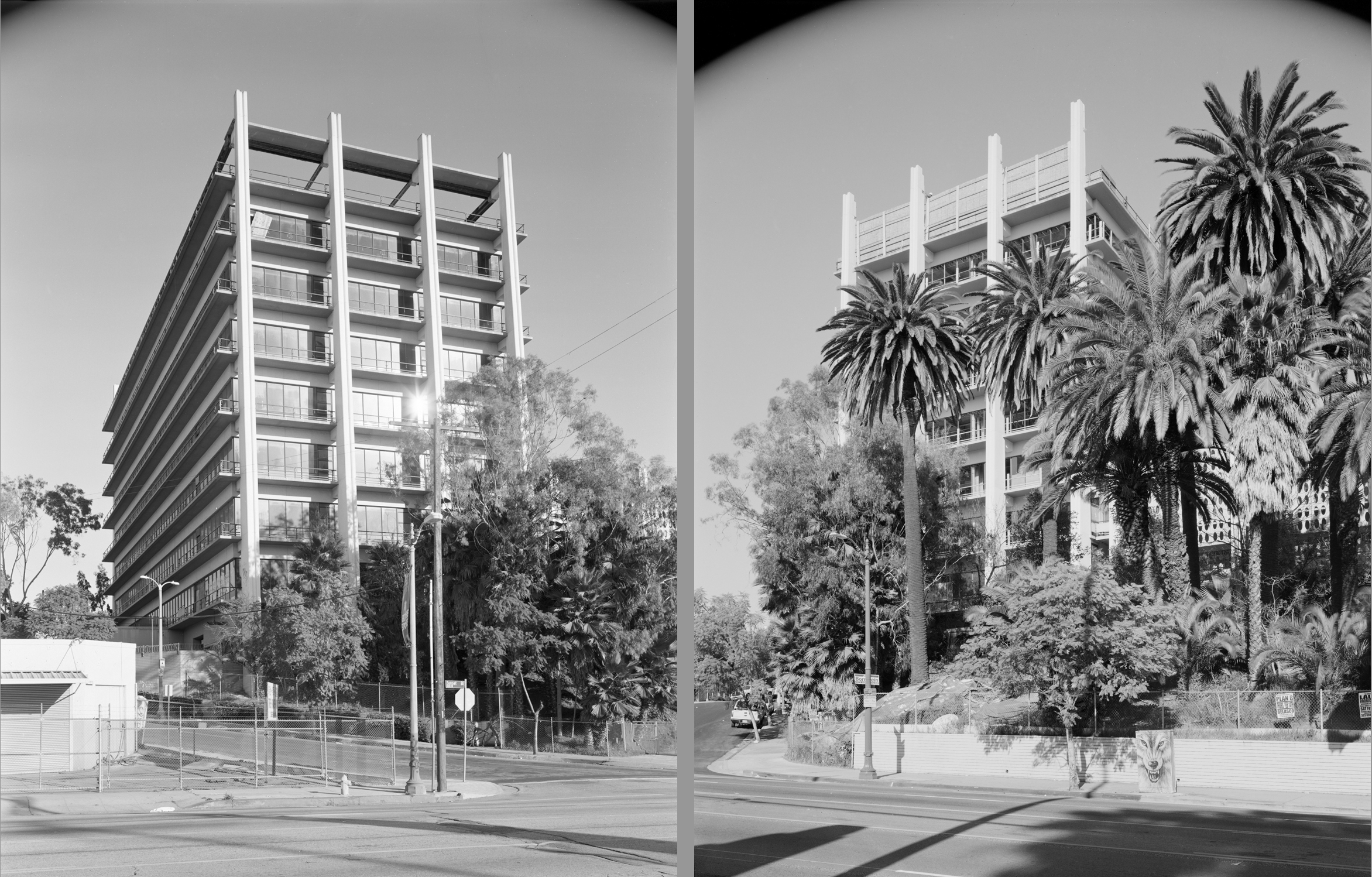 Sunset Blvd, Echo Park, L.A. (Diptych)