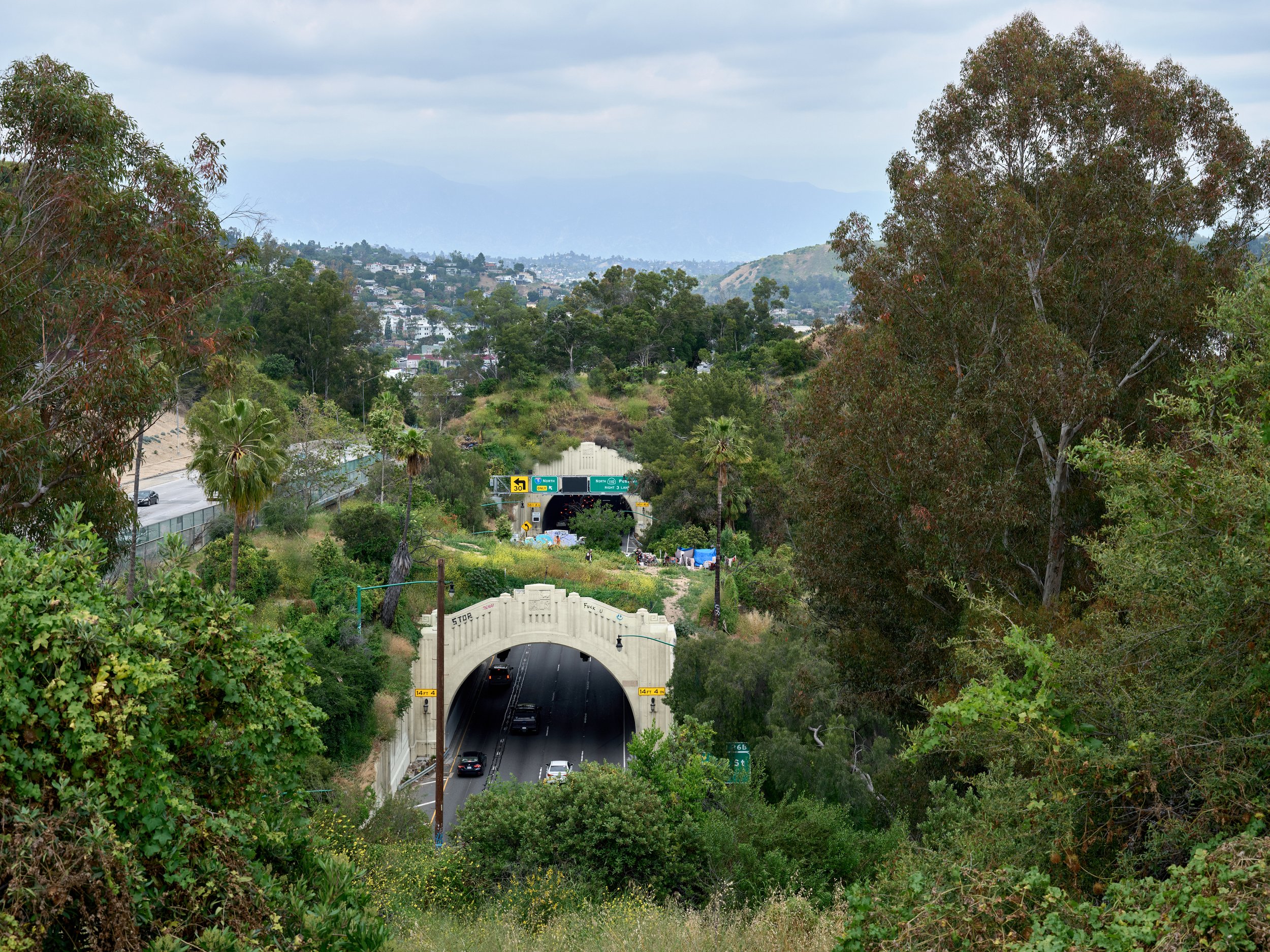 Above the 110 Freeway, Solano Cyn. 2023