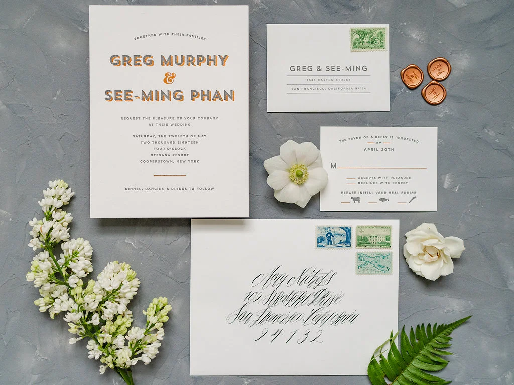 envelope calligraphy & wax seals | photography x rodeo & co.