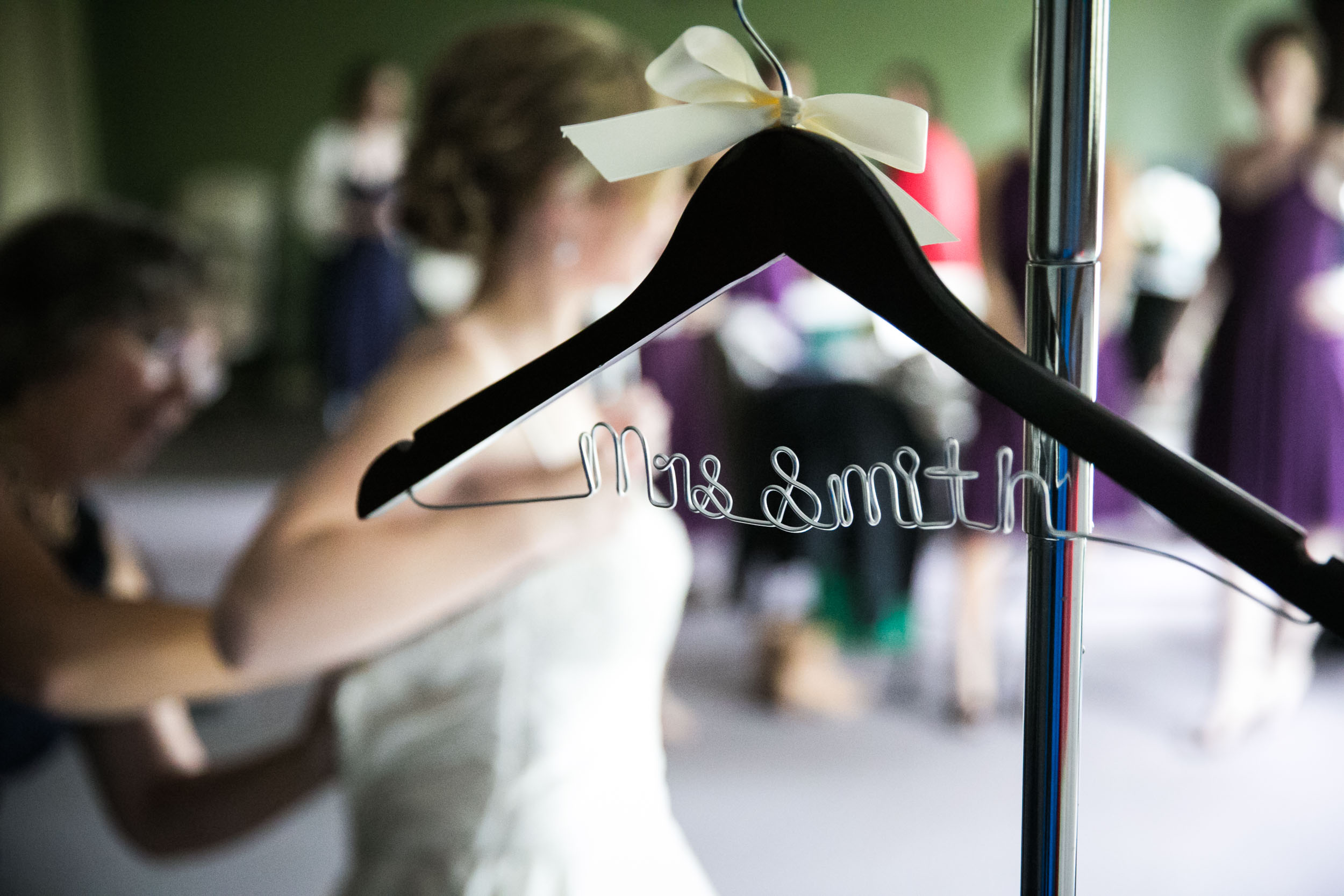 Seattle Community Church Wedding Photography | By G. Lin Photography | Gorgeous shot of bride getting ready