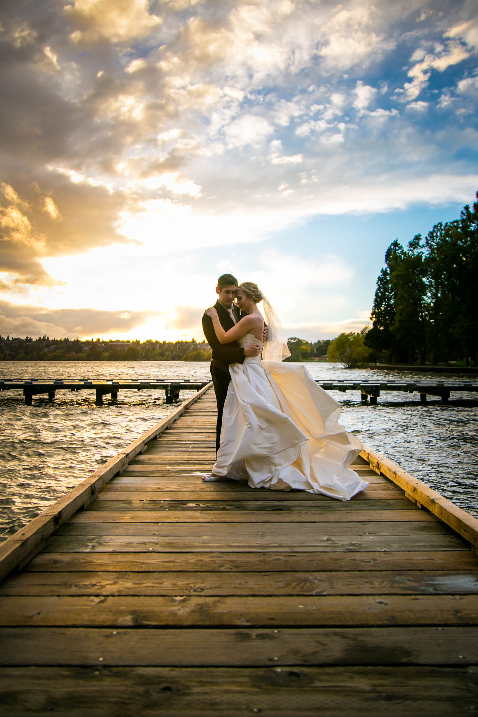 Seattle Community Church Wedding Photography | By G. Lin Photography | Greenlake Park Bridal Photo