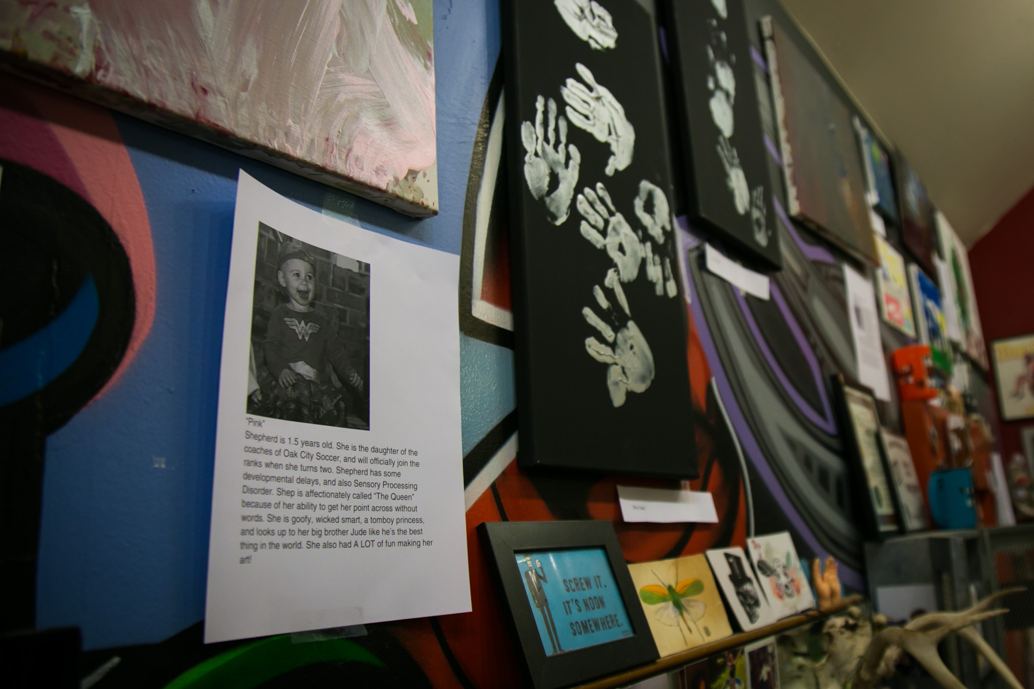Raleigh Event Photographer | G. Lin Photography | Art work on display