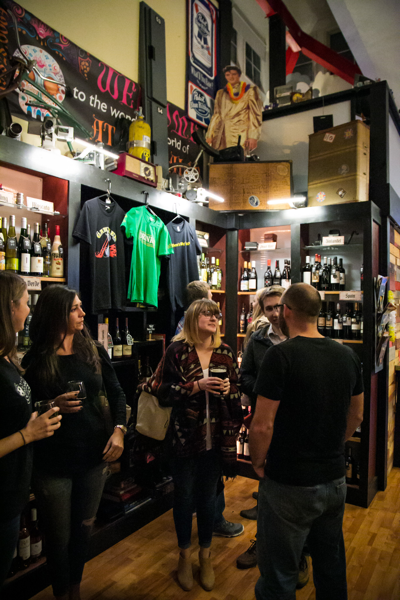 Raleigh Event Photographer | G. Lin Photography | Guests chatting inside salon during event