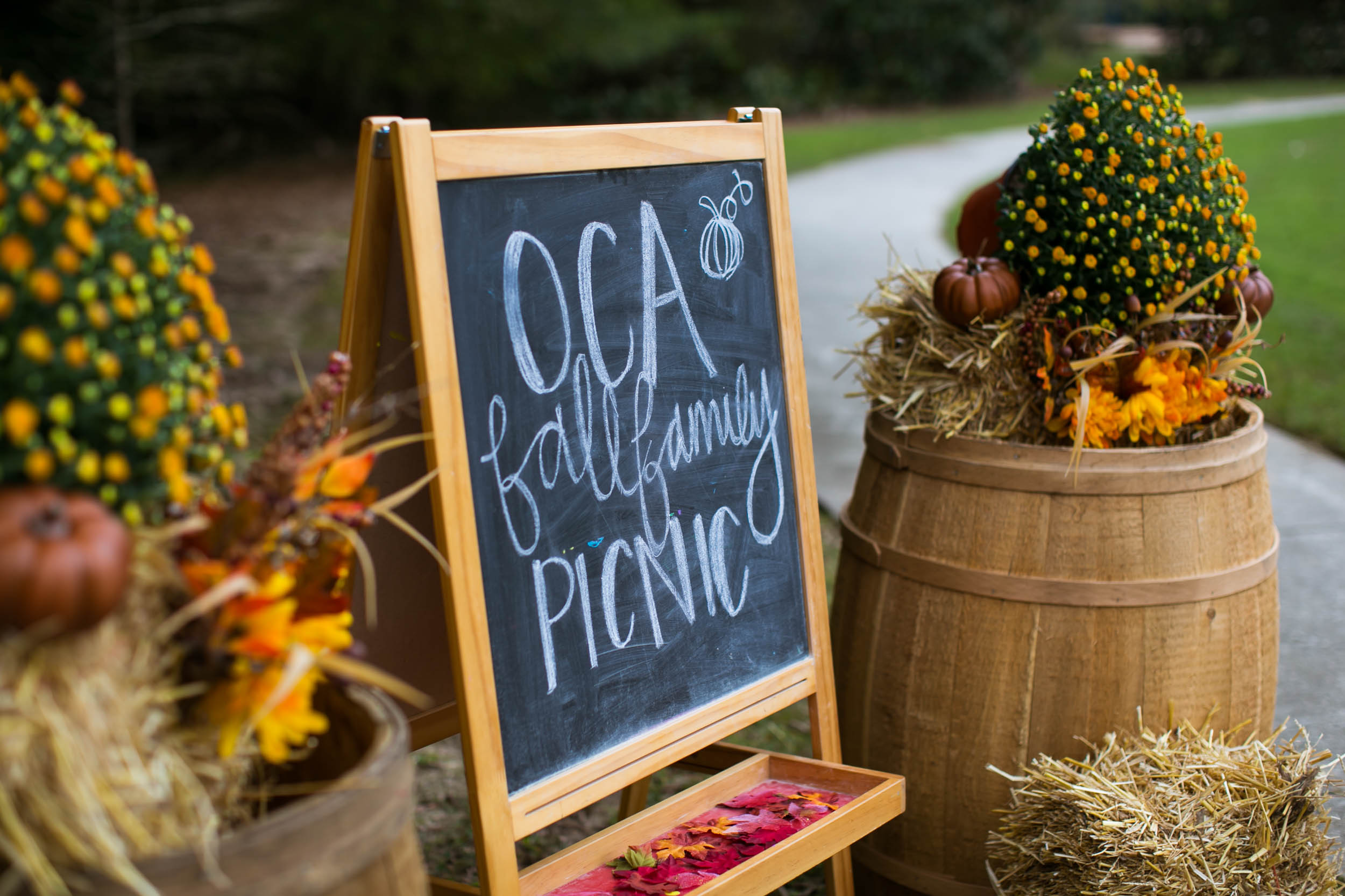 Raleigh Family Photographer | G. Lin Photography | Sign in front of entrance of event