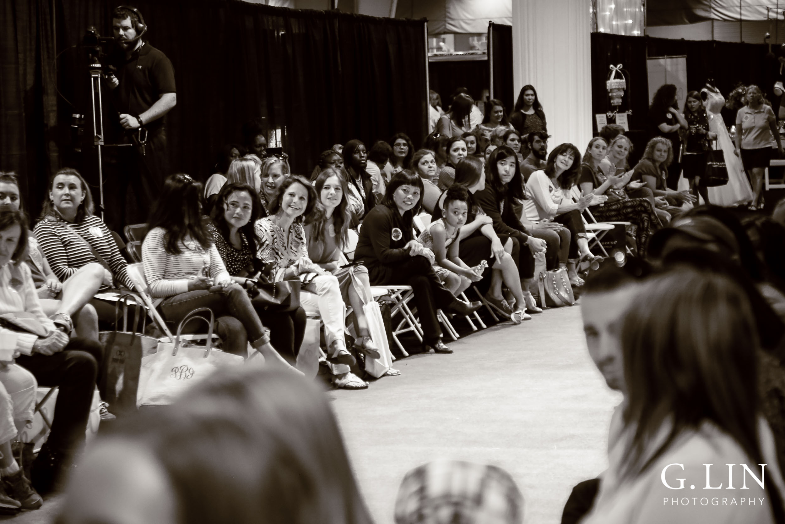 Raleigh Event Photographer | G. Lin Photography | Guests waiting for fashion show to start at wedding show