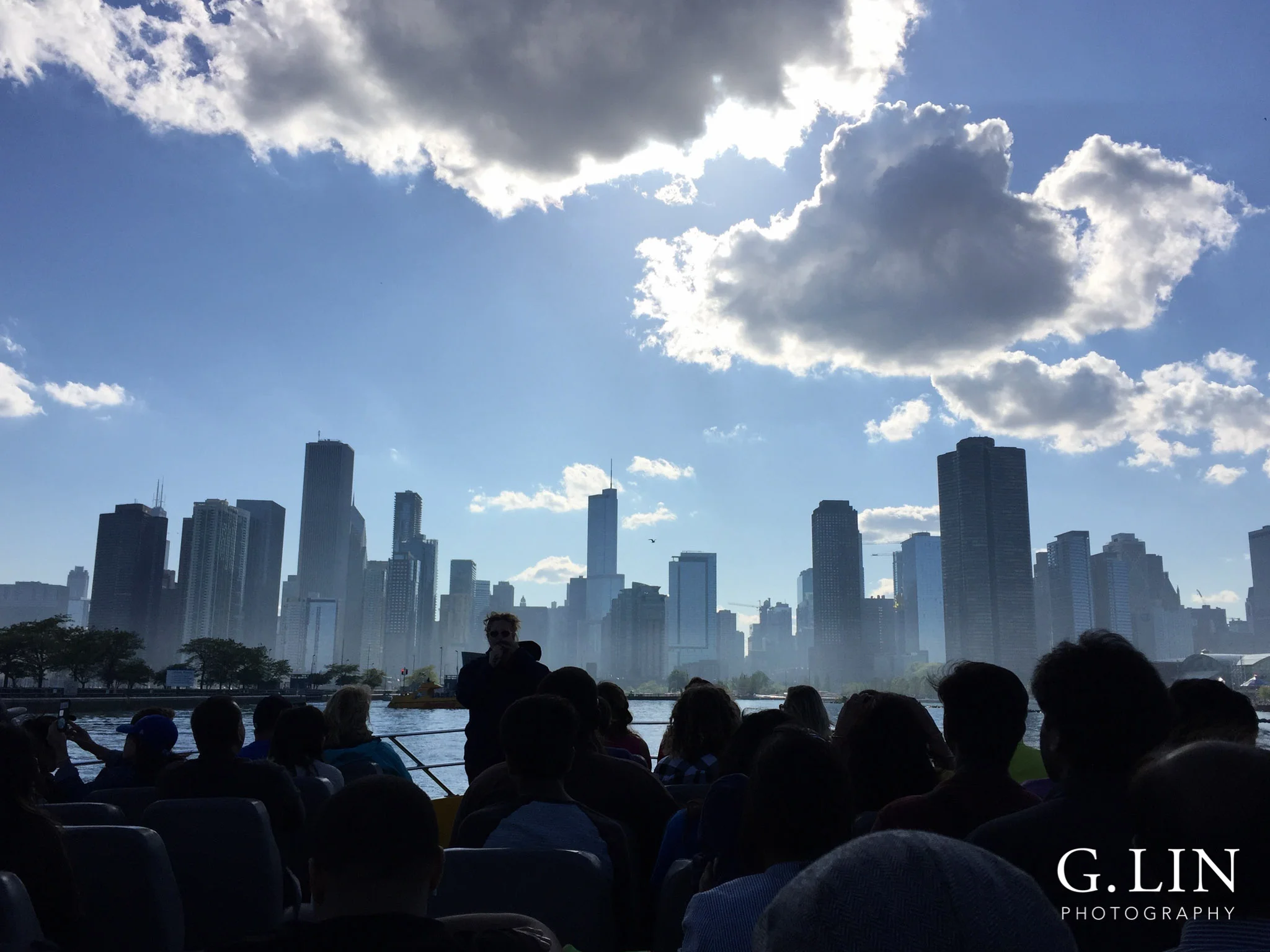 Raleigh family photographer | G. Lin Photography | Chicago skyline in color