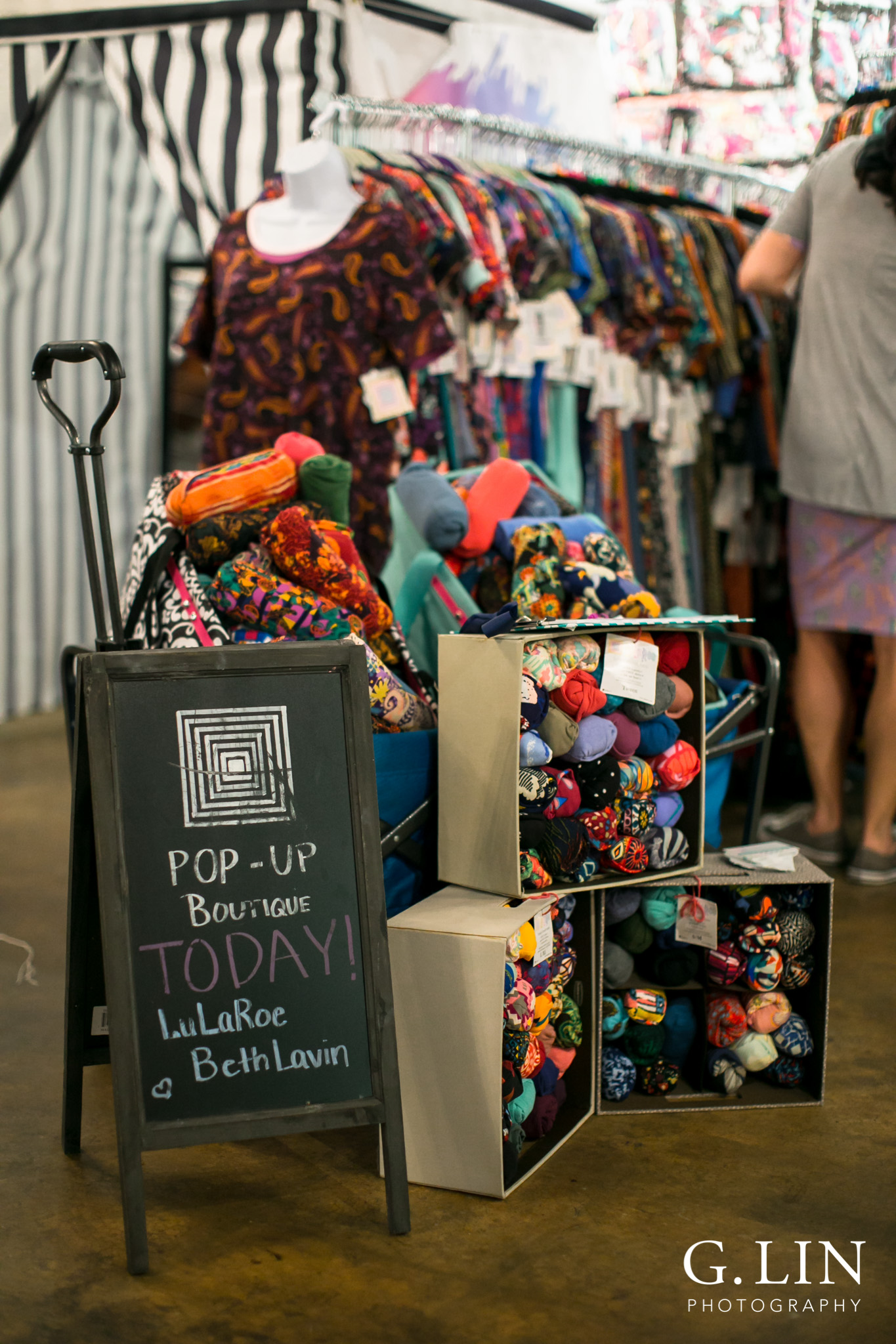 Raleigh Event Photographer | G. Lin Photography | Close up of lularoe clothing 
