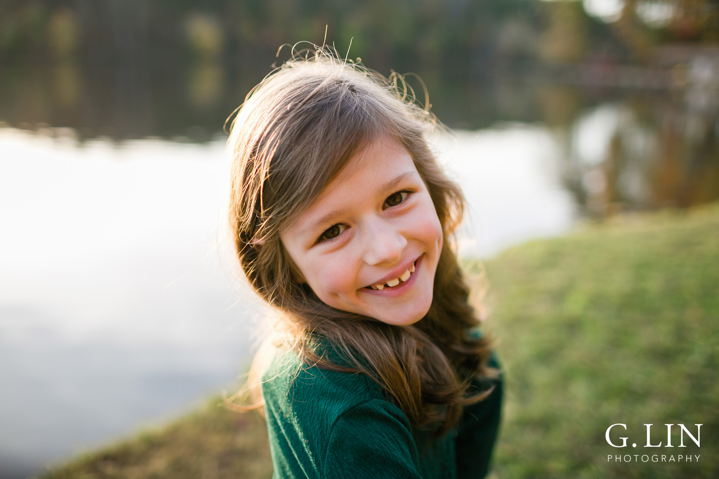 Raleigh Family Photographer | G. Lin Photography | close up photo of oldest daughter