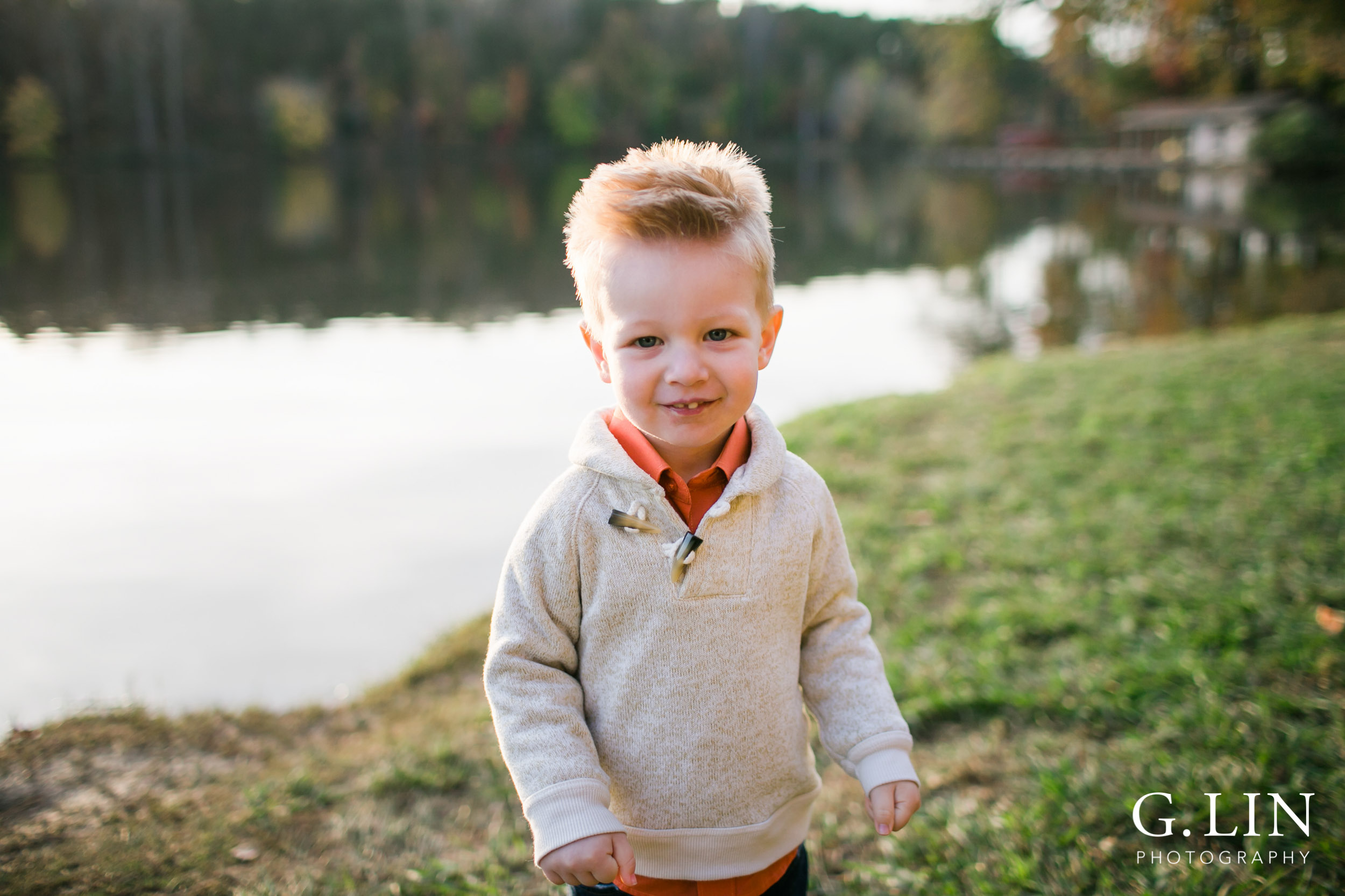 Raleigh Family Photographer | G. Lin Photography | sweet smile of little boy