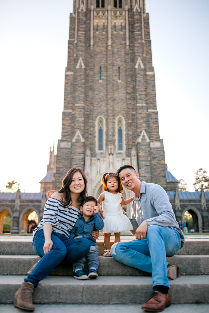 Gorgeous Family Portraits at Duke University | Durham Family Photography