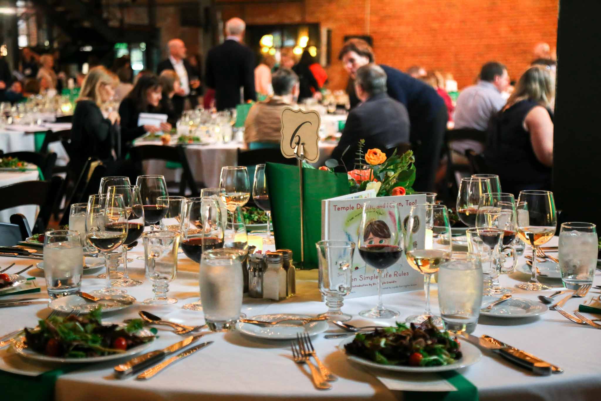 Image of Book by Temple Grandin | Angus Barn at Bay 7 | Durham Event Photography | By G. Lin Photography