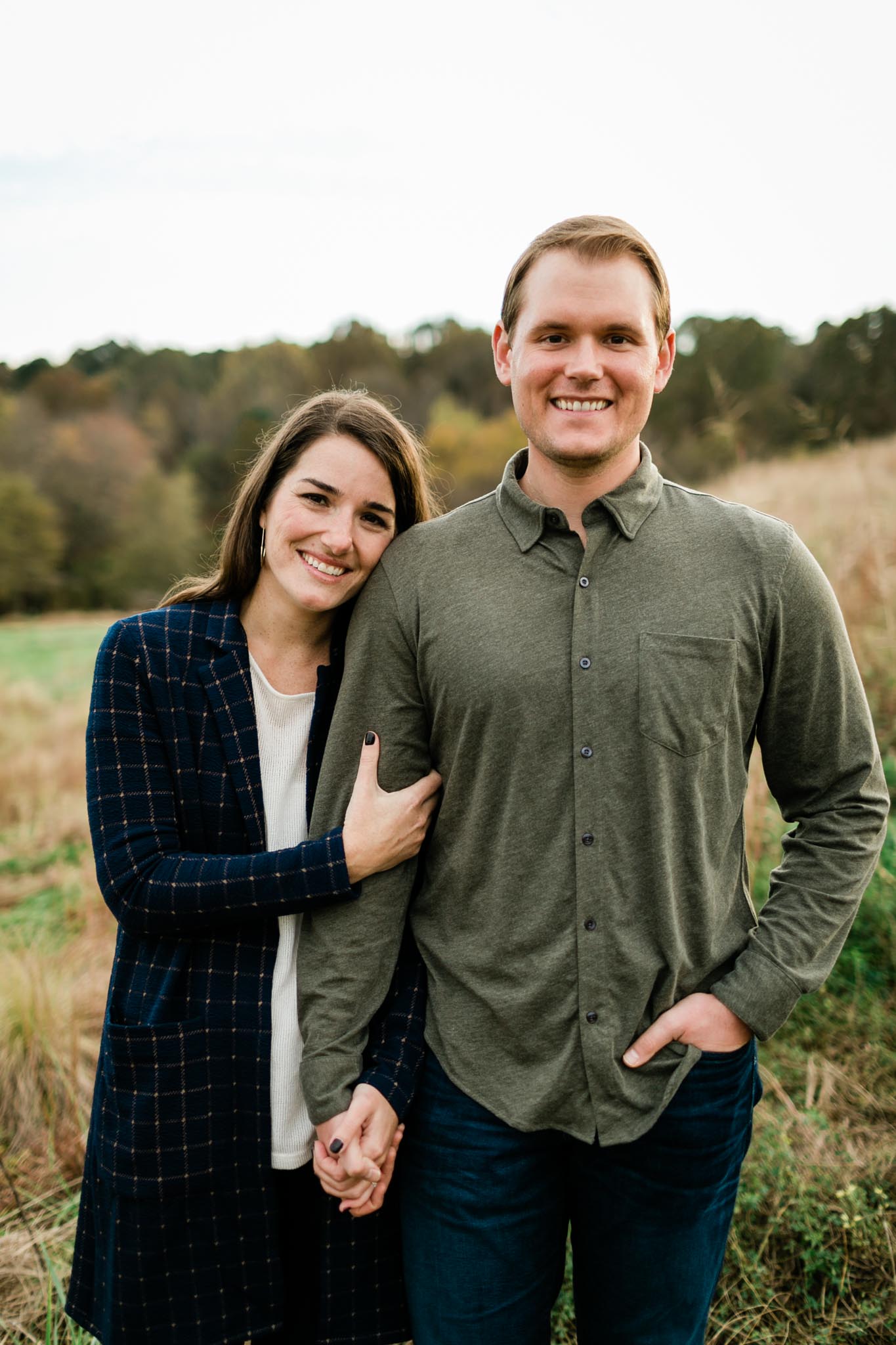 Couple Photo Shoot outdoors at NC Museum of Art | Raleigh Photographer | By G. Lin Photography