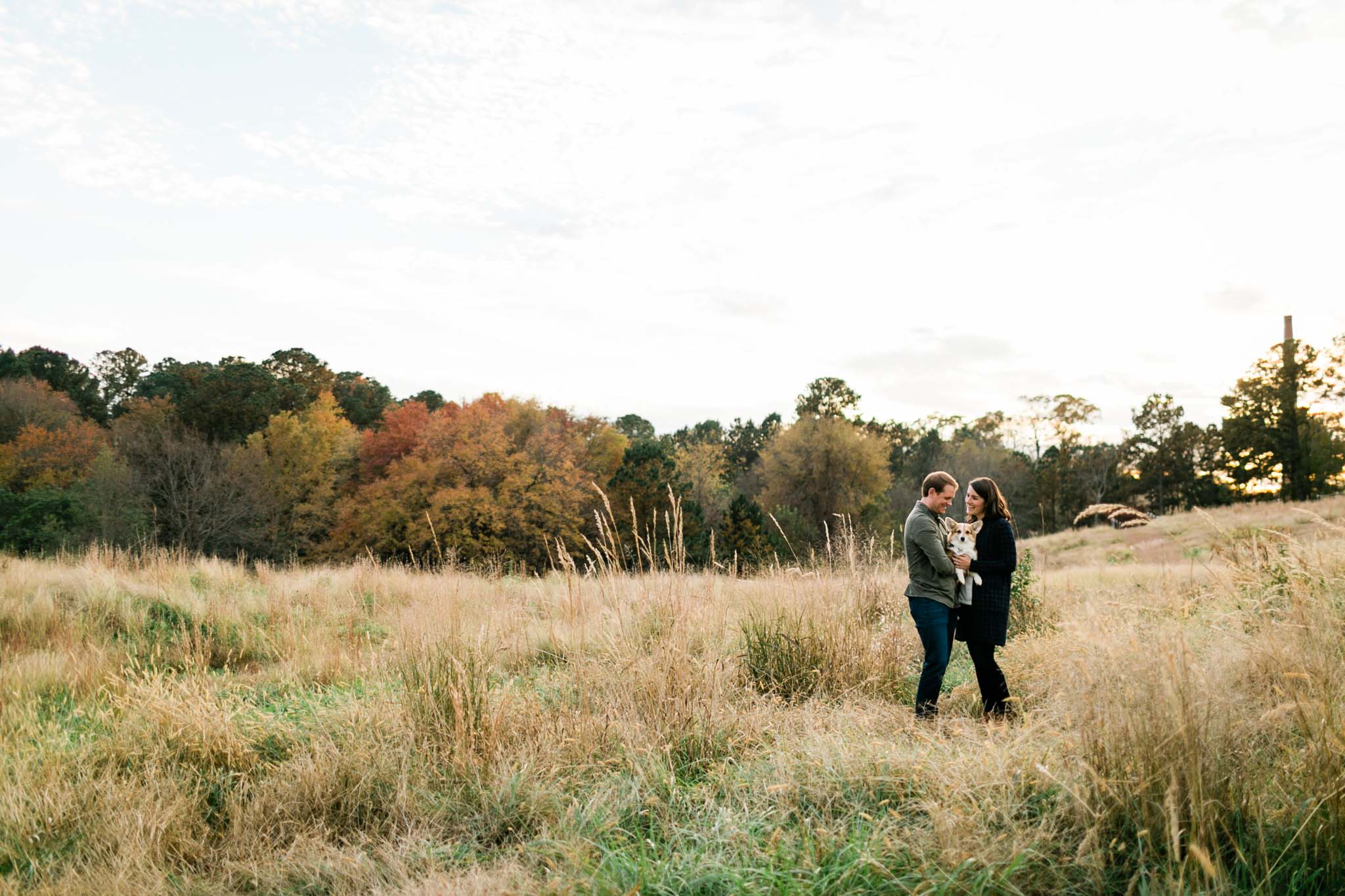 Family portrait with open field at NCMA | Raleigh Family Photographer | By G. Lin Photography