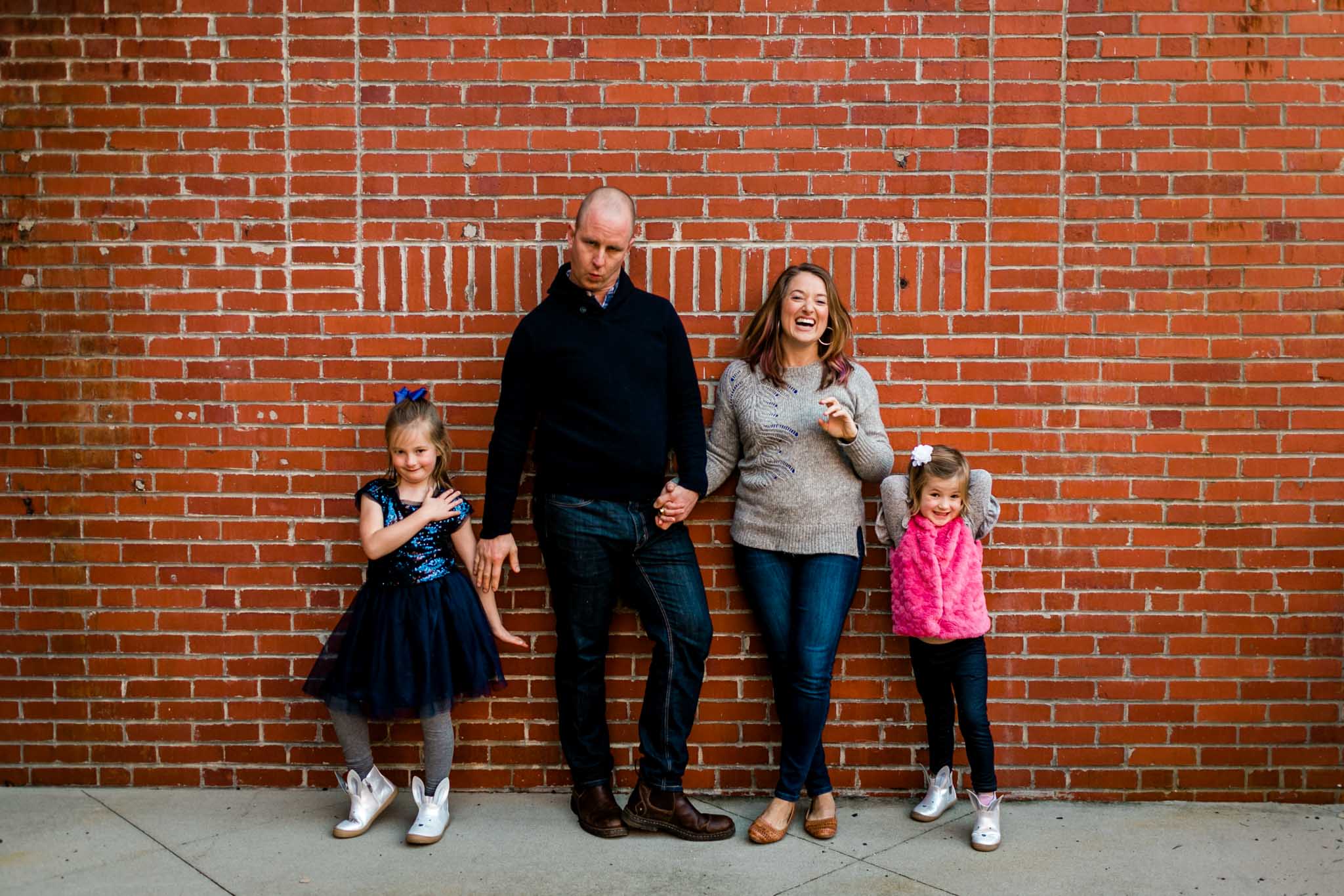 American Tobacco Campus Family Photo | Durham Family Photographer | By G. Lin Photography