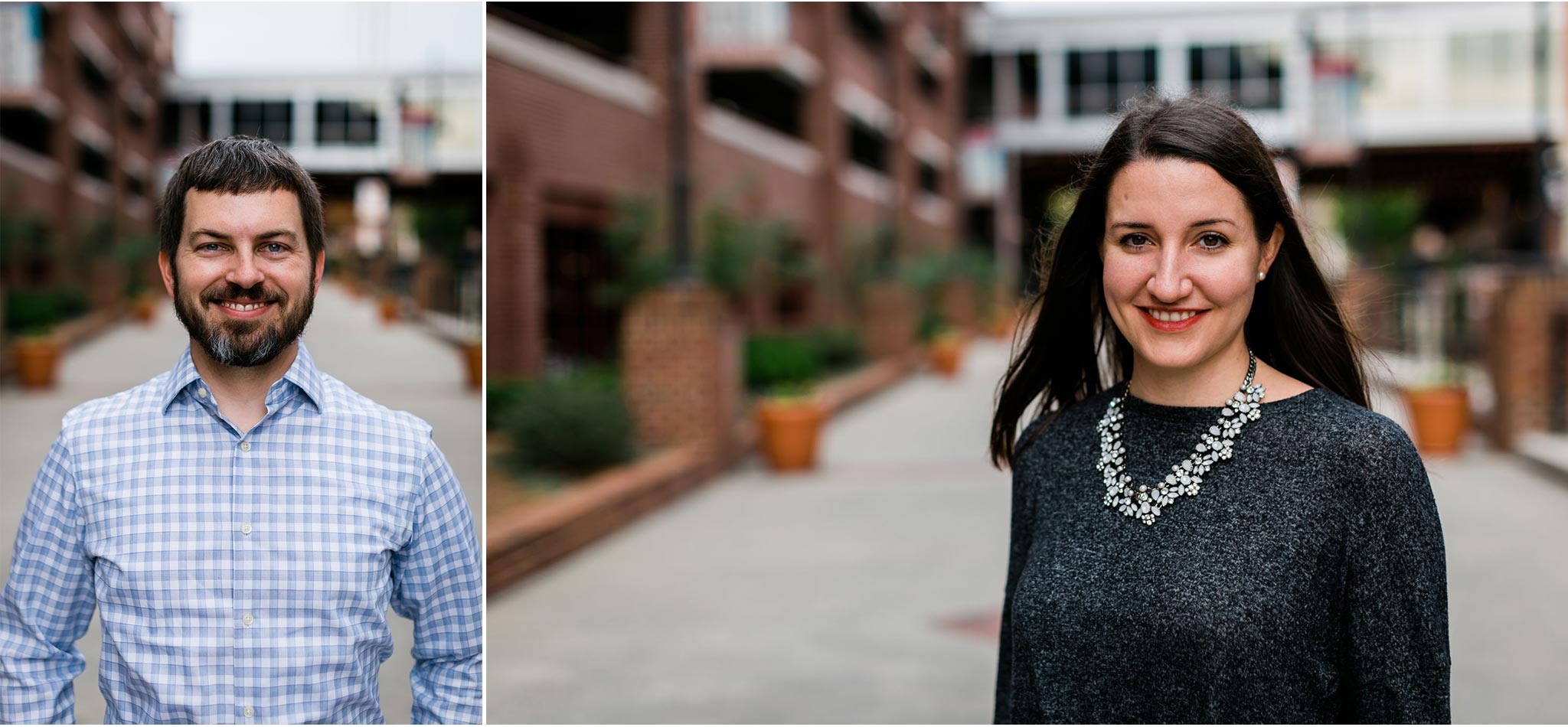 Headshots of couple | Durham Photographer | By G. Lin Photography