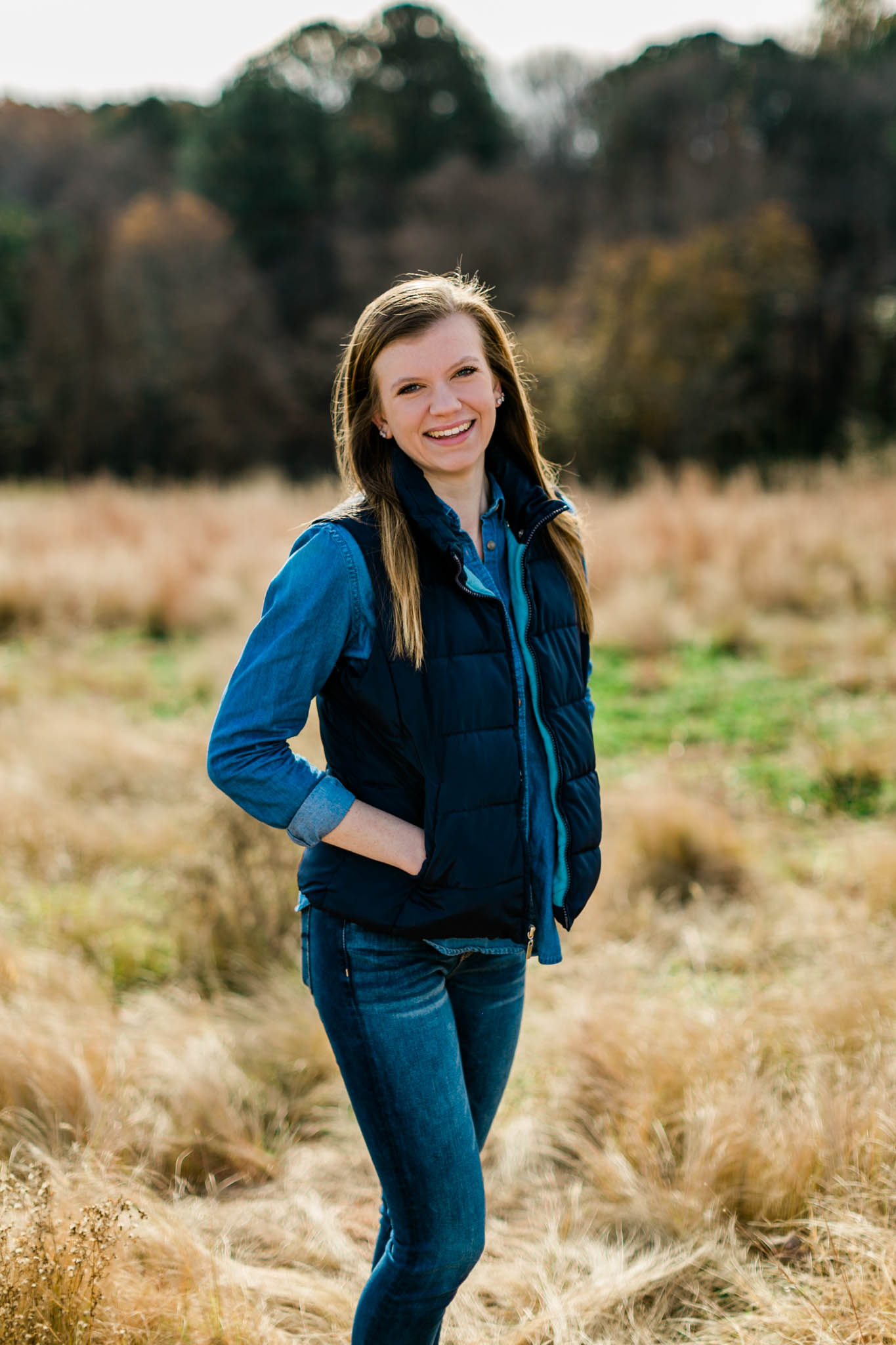 Morning Portrait at NC Museum of Art | Raleigh Photographer | By G. Lin Photography