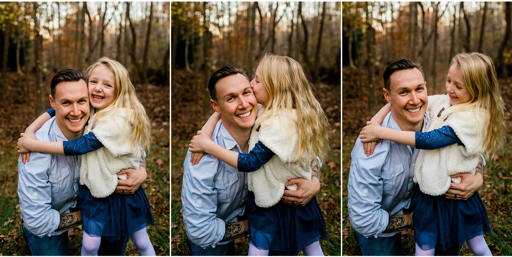 Father and daughter portraits | By G. Lin Photography | Durham Family Photographer