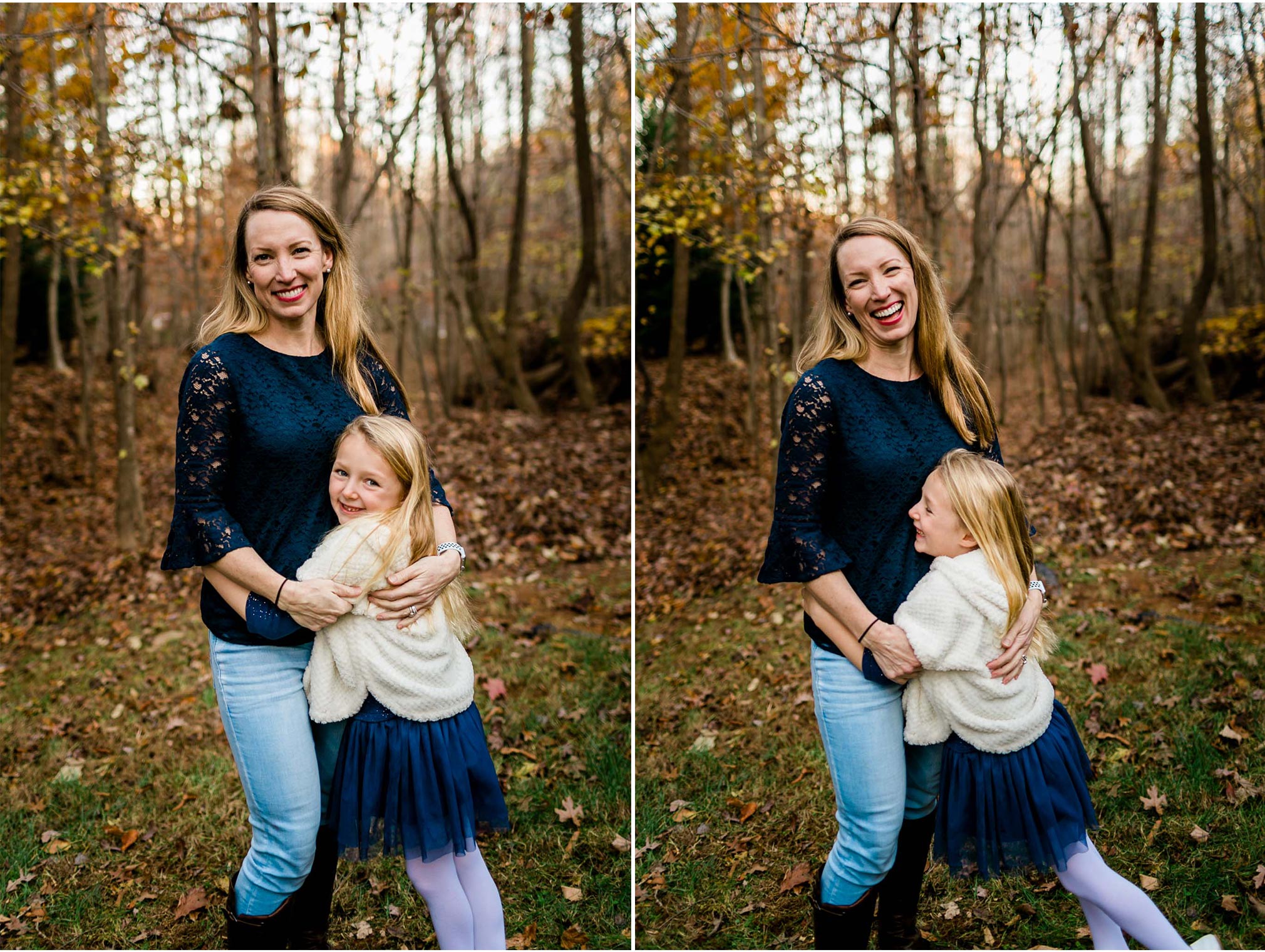 Mother and daughter portraits outside | By G. Lin Photography | Durham Family Photographer