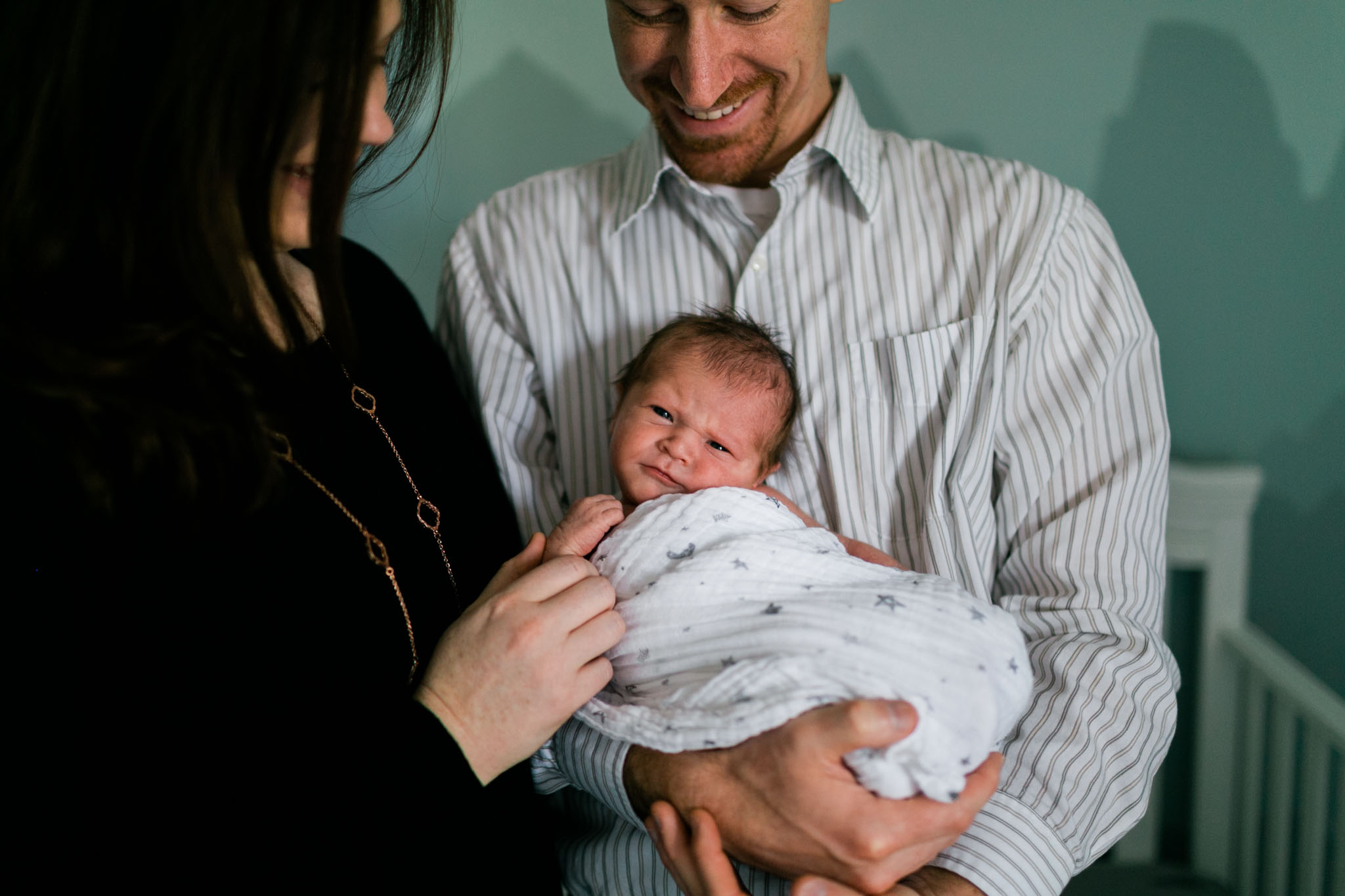 Lifestyle newborn photography session at home | Durham Newborn Photographer | By G. Lin Photography