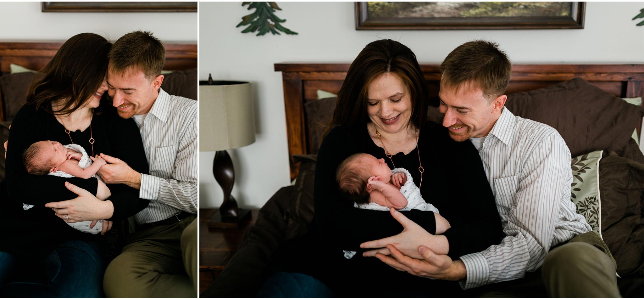 Candid lifestyle newborn session at home | Raleigh Newborn Photographer | By G. Lin Photography