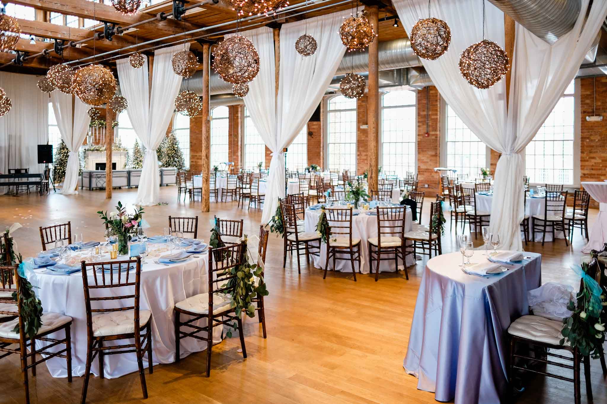 Romantic wedding reception at The Cotton Room | Durham Wedding Photographer | By G. Lin Photography