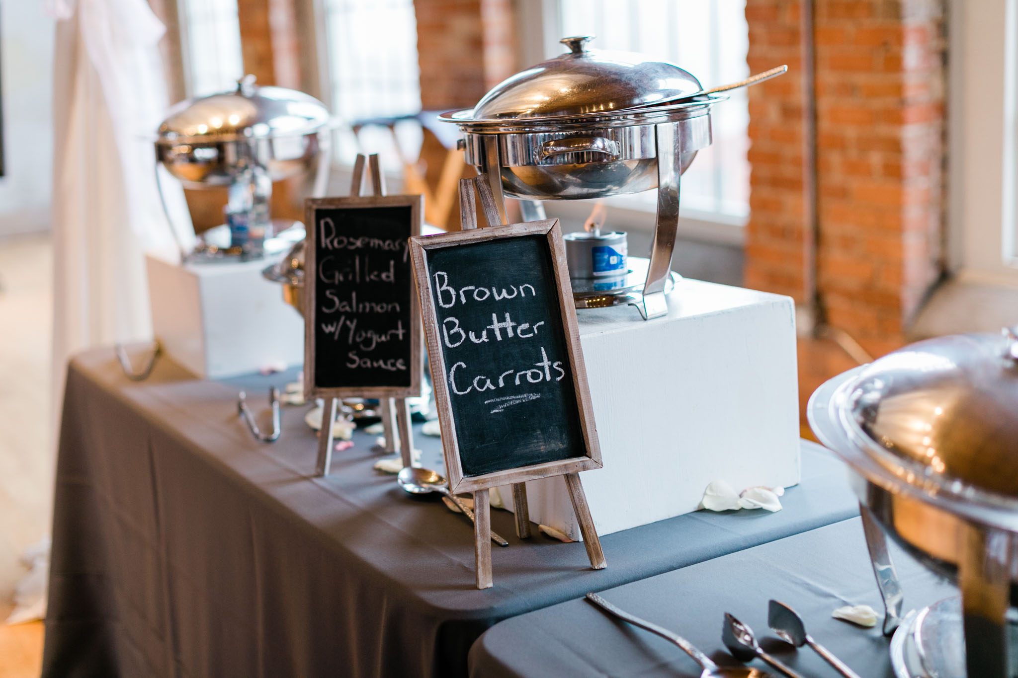 Wedding food and reception at The Cotton Room | Durham Wedding Photographer | By G. Lin Photography