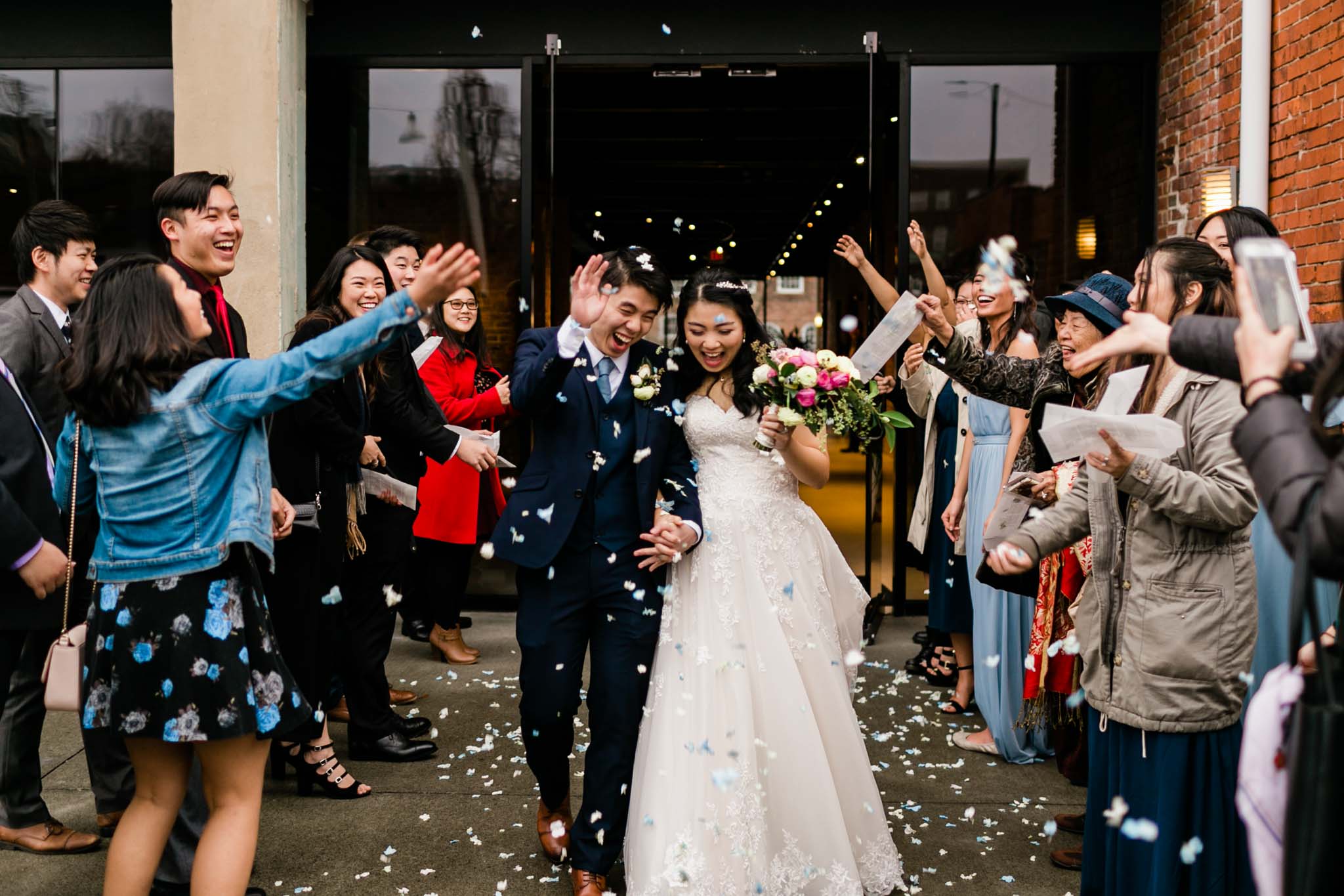 Wedding sendoff at The Cotton Room | Durham NC Photographer | By G. Lin Photography