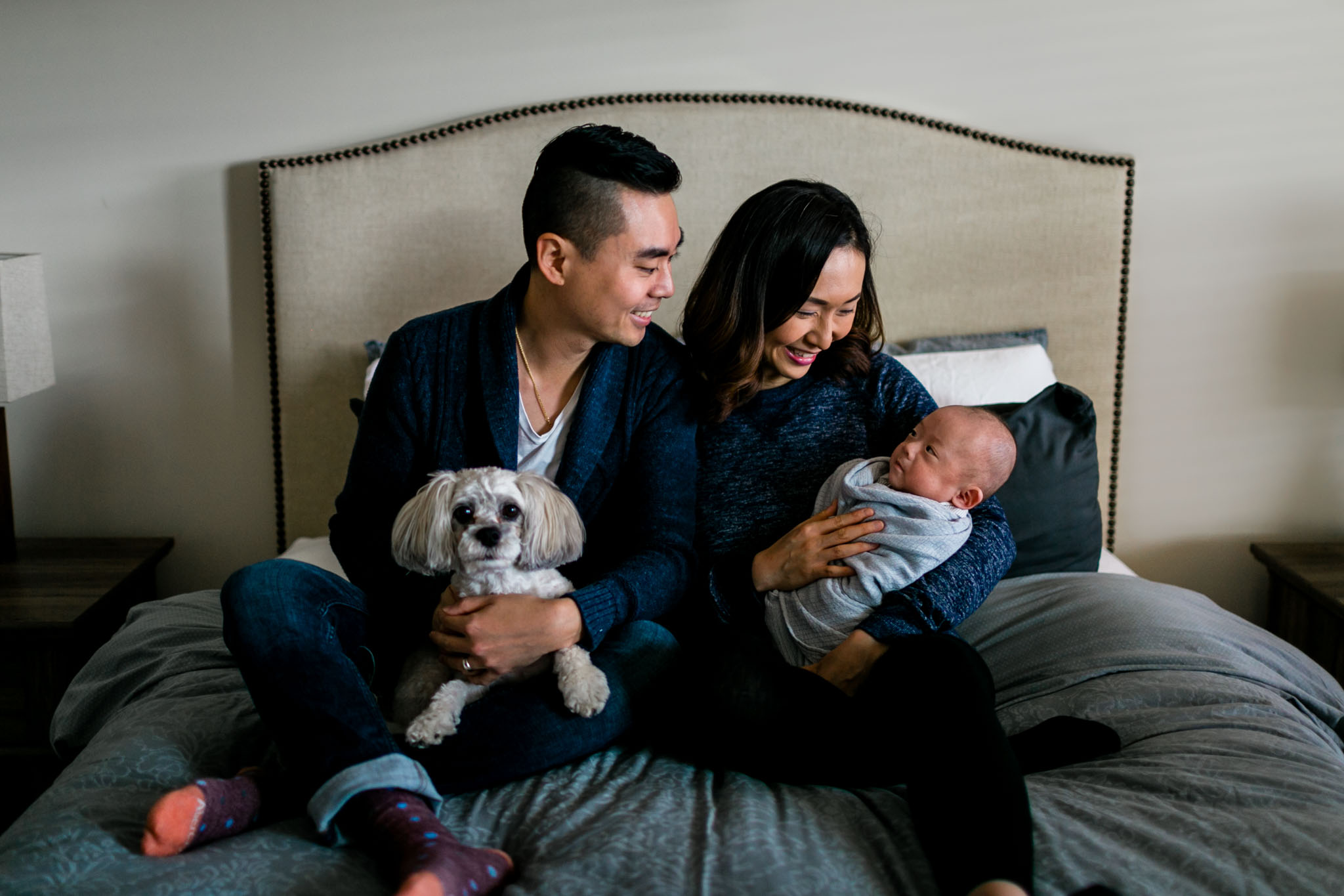 Lifestyle Newborn Photography | Durham Family Photographer | By G. Lin Photography