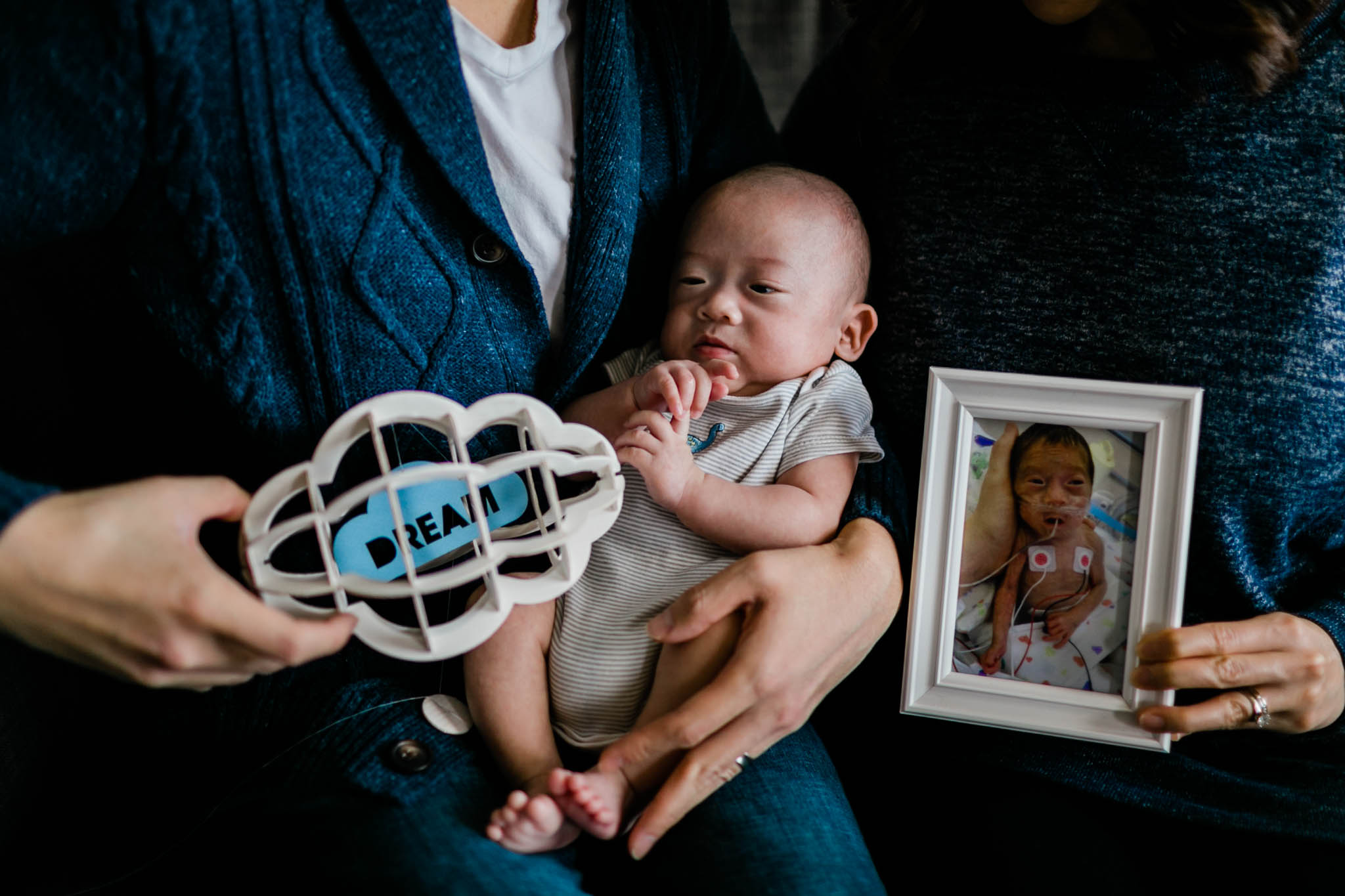 Preemie baby lifestyle newborn photography | Raleigh Newborn Photographer | By G. Lin Photography