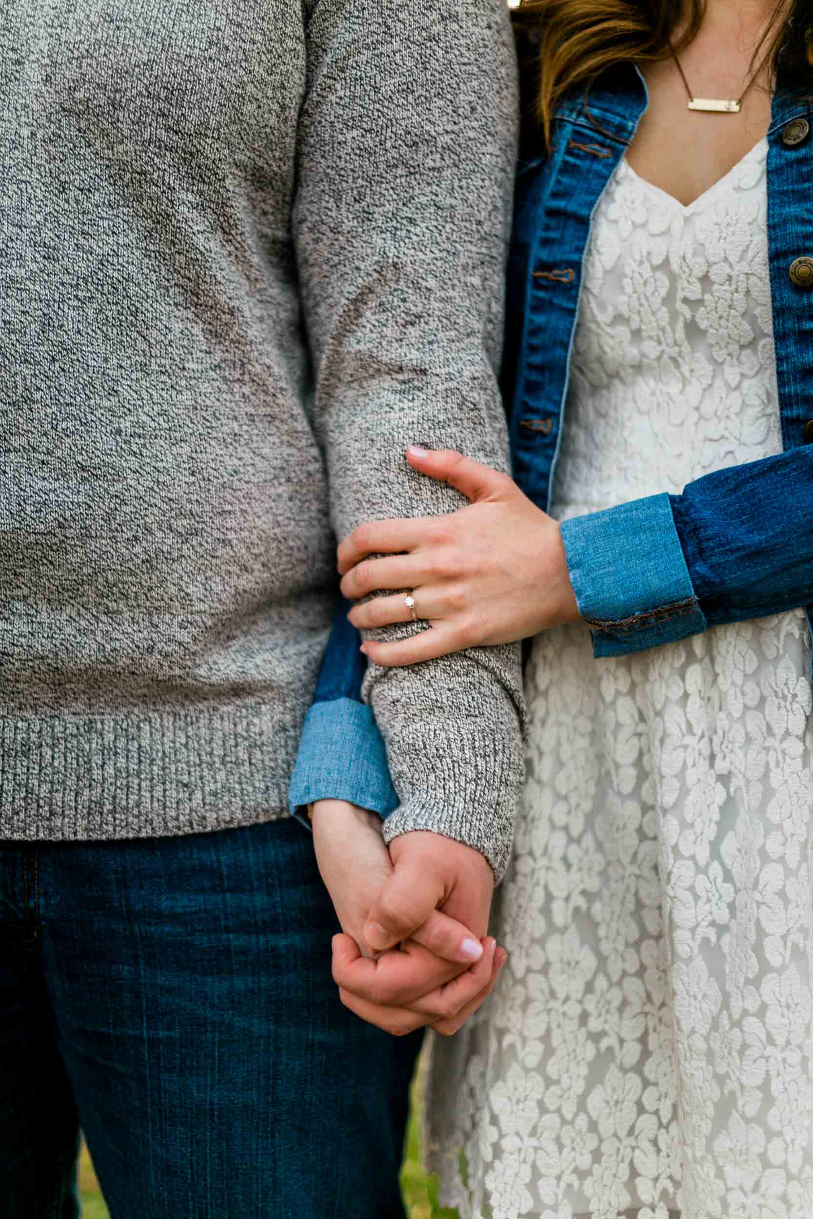Couple holding hands | Durham Wedding Photographer | By G. Lin Photography