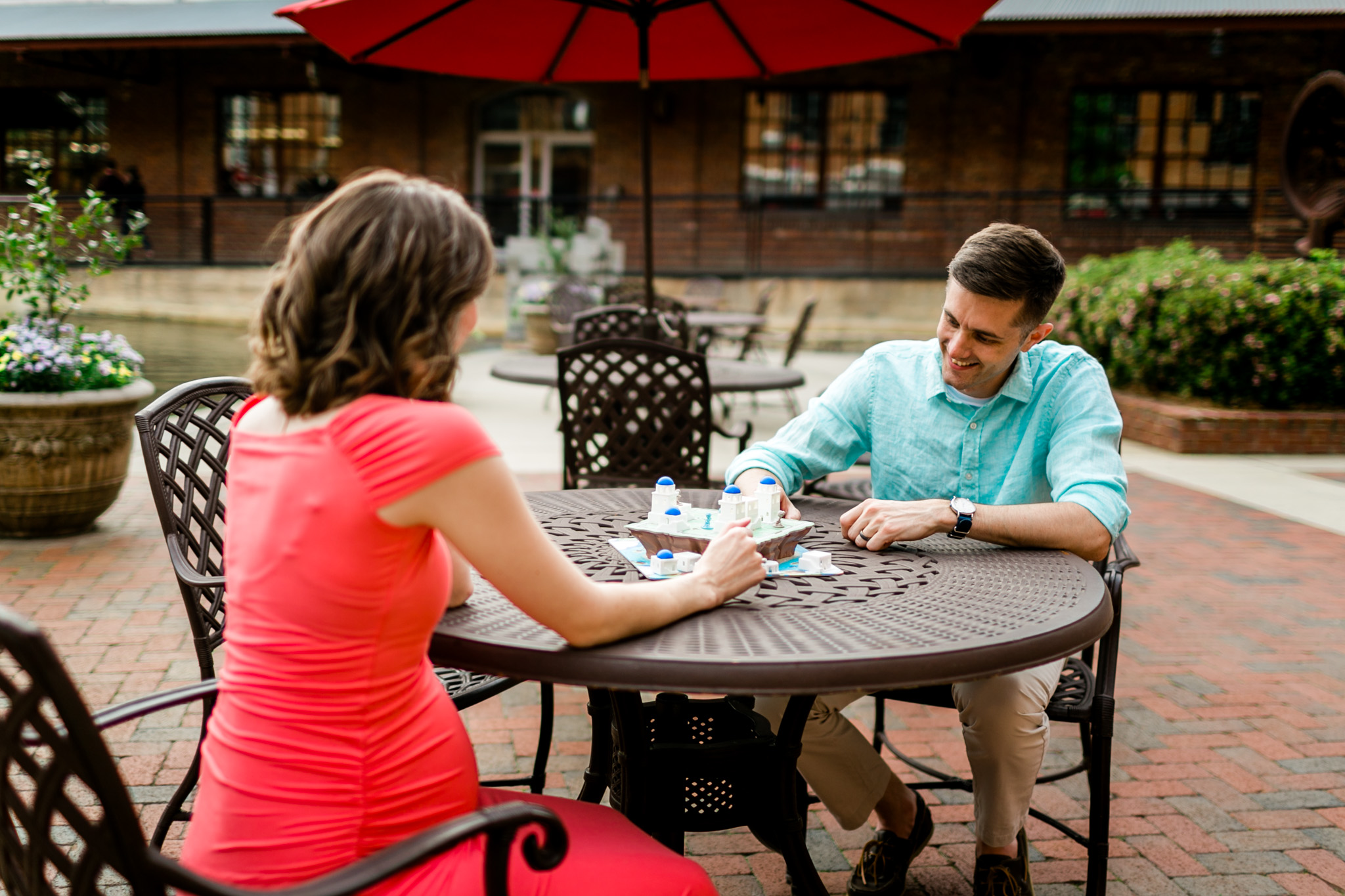 Couple portrait at American Tobacco Campus | Durham Photographer | By G. Lin Photography