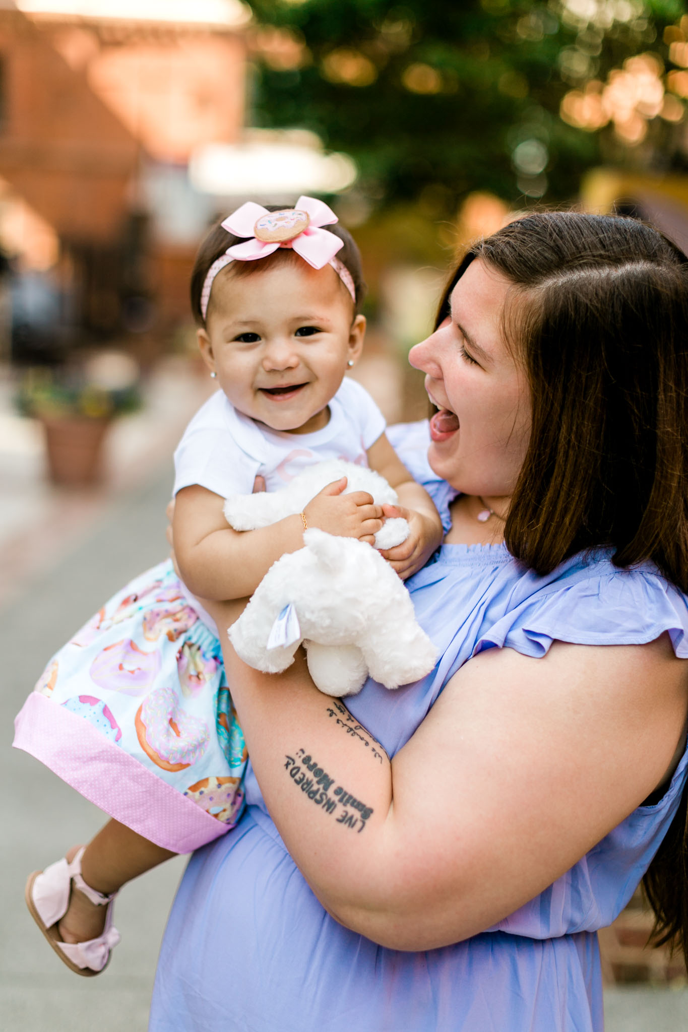 Baby in mother's arms | Durham Photographer | By G. Lin Photography