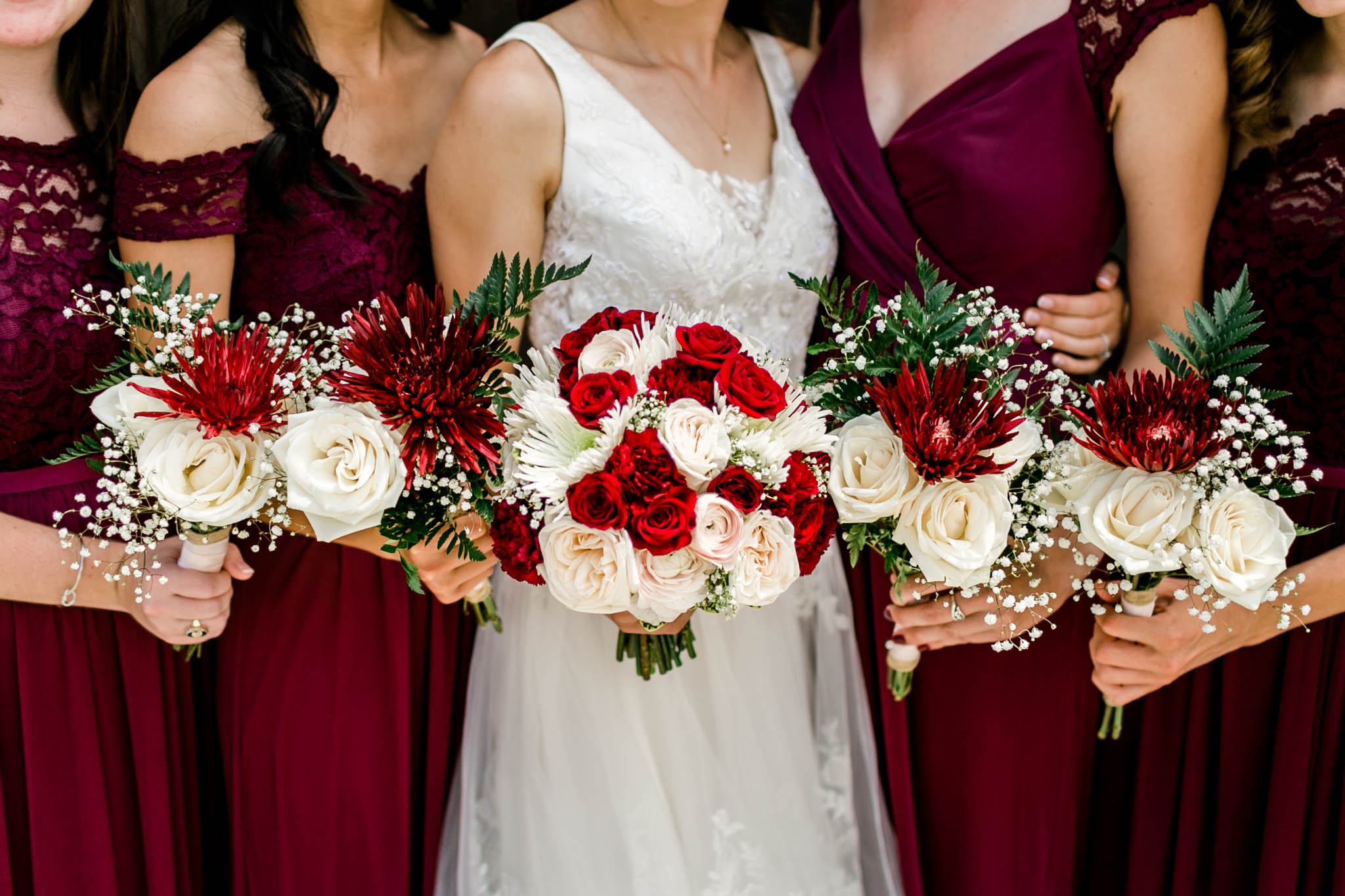 Close up of bouquets | Raleigh Wedding Photographer | By G. Lin Photography