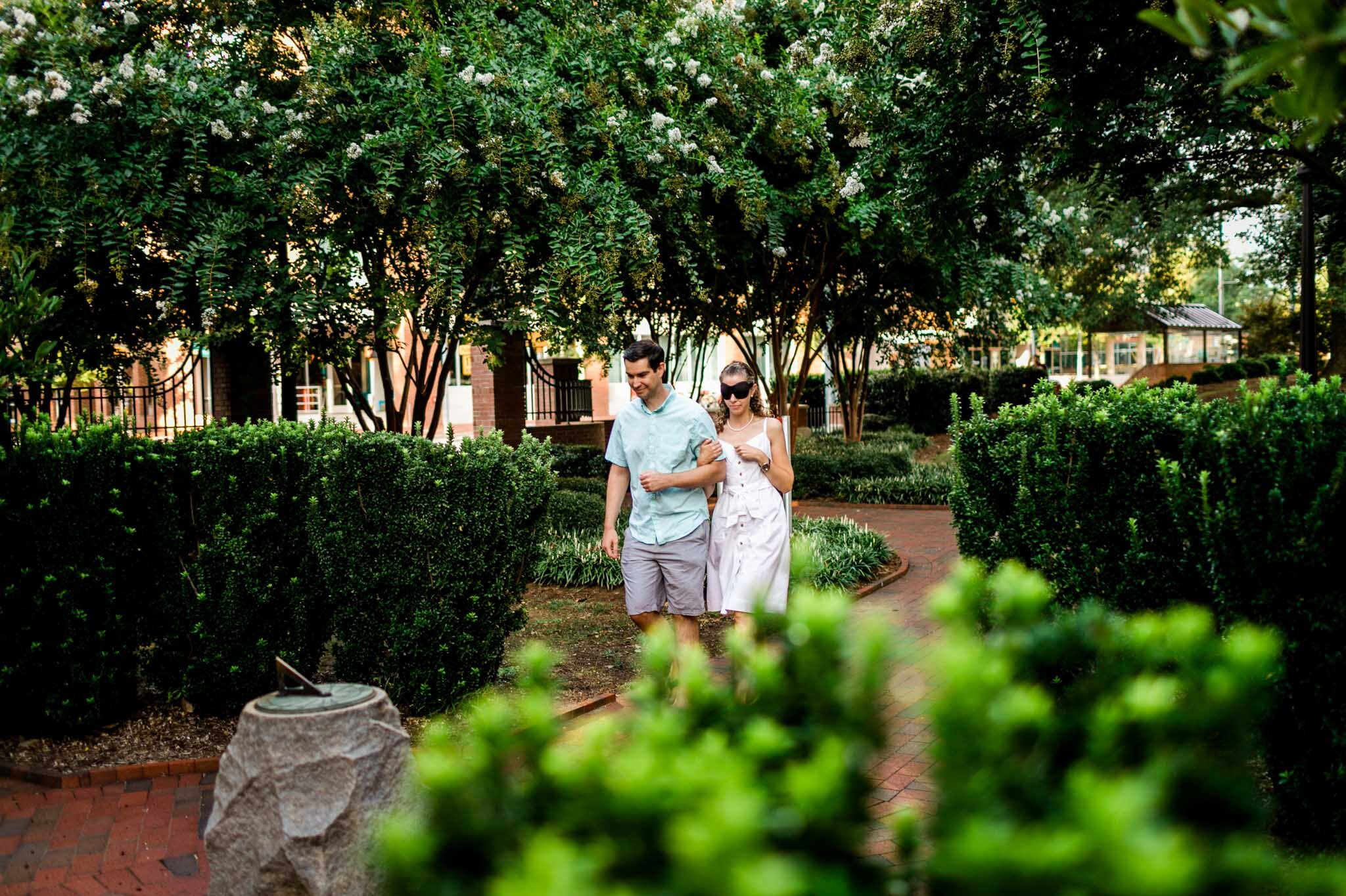 Engagement Photography at NC State | Primrose Hall | By G. Lin Photography | Raleigh Proposal Photographer