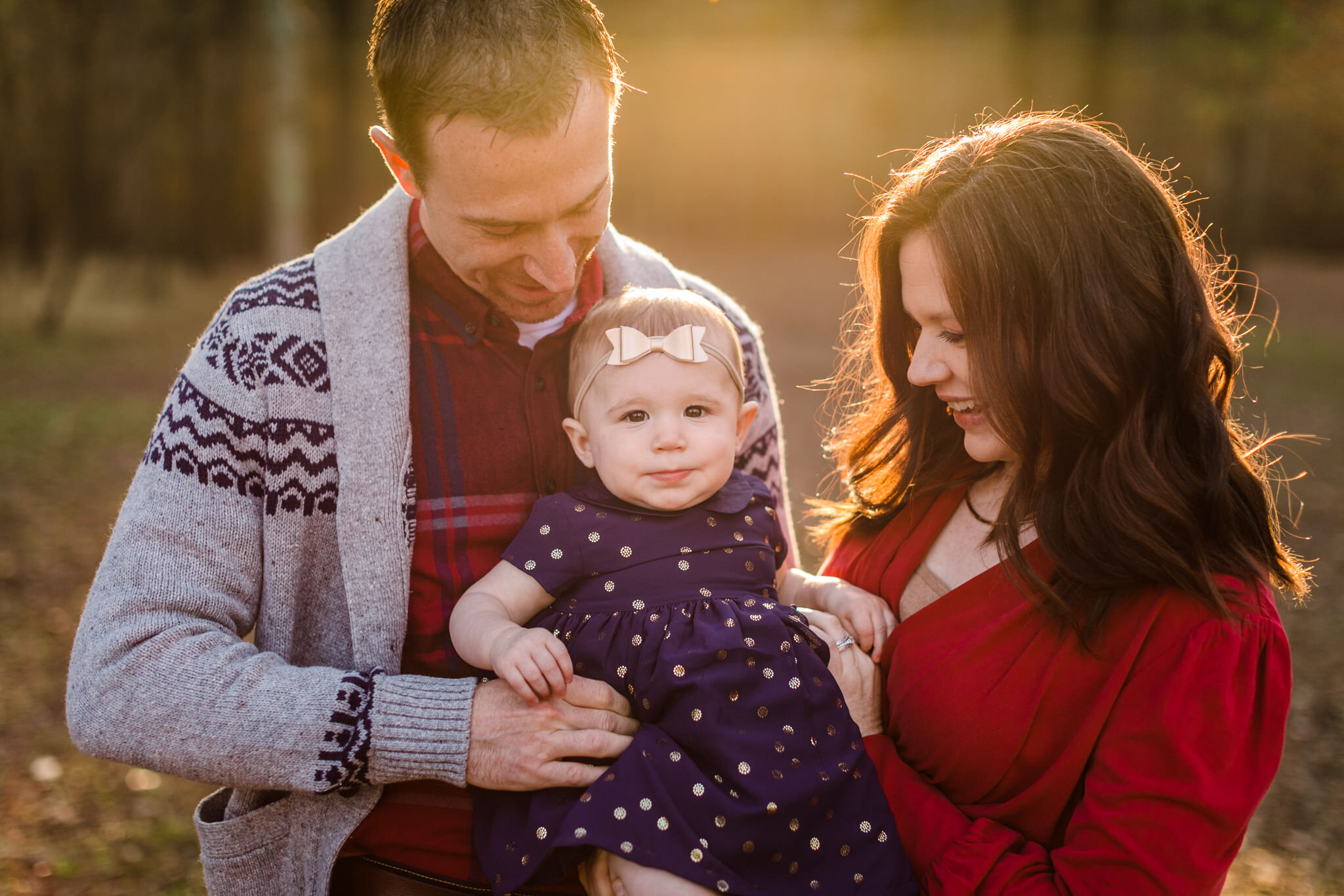 Durham Photographer | By G. Lin Photography | Sunset Family Session at West Point on Eno River