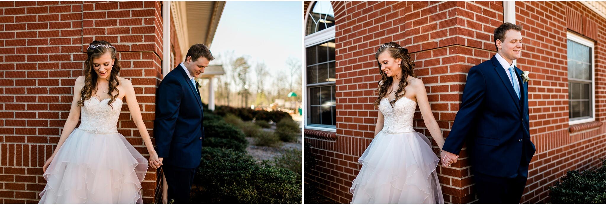 Durham Wedding Photographer | By G. Lin Photography | Bride and groom praying together