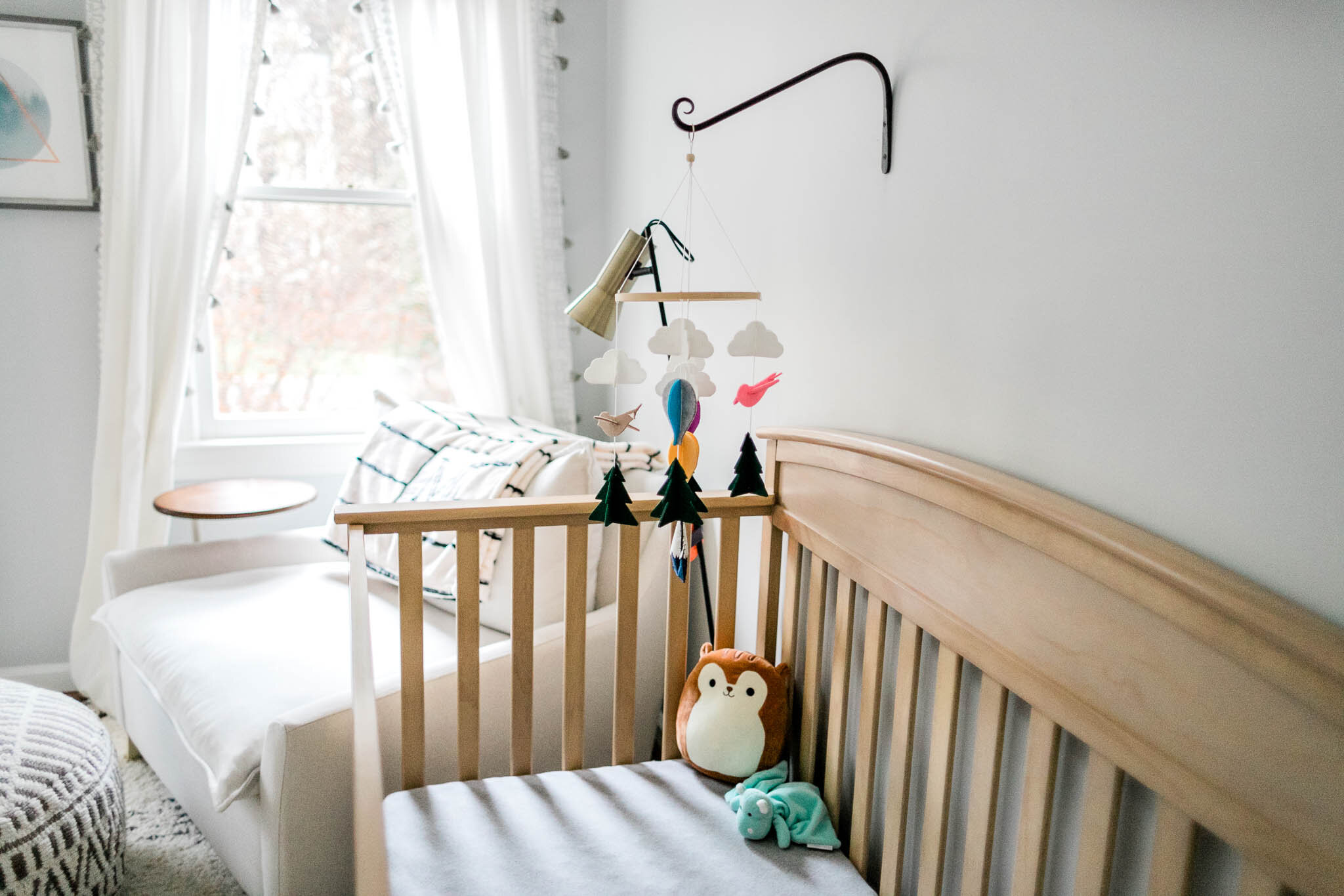Durham Newborn Photographer | By G. Lin Photography | Crib in nursery