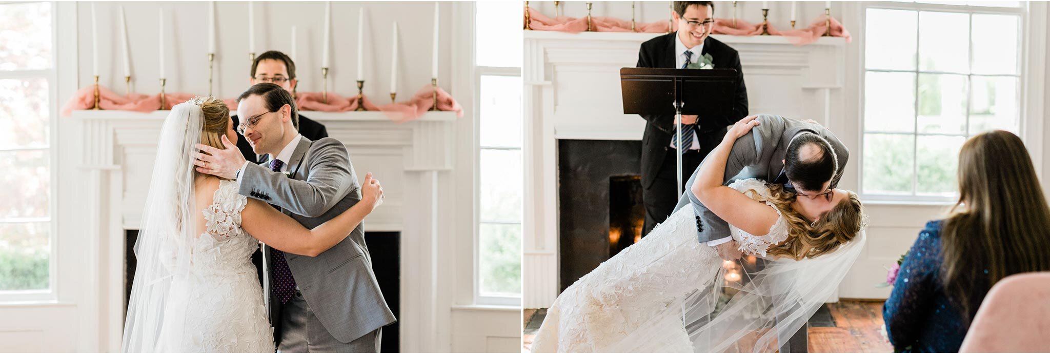 Durham Wedding Photographer | By G. Lin Photography | Groom kissing bride