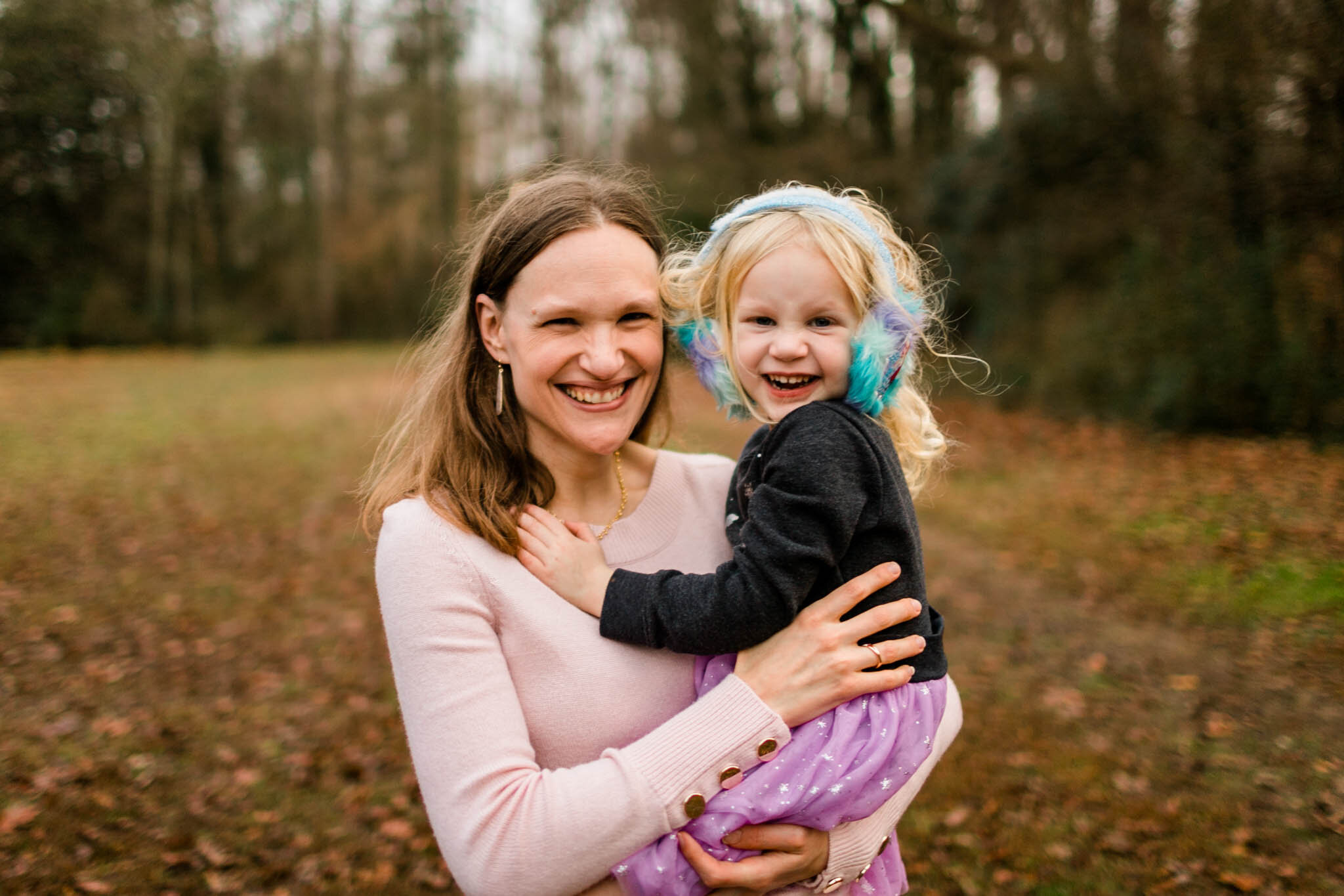 Durham Family Photographer | By G. Lin Photography | Candid portrait of mother and daughter